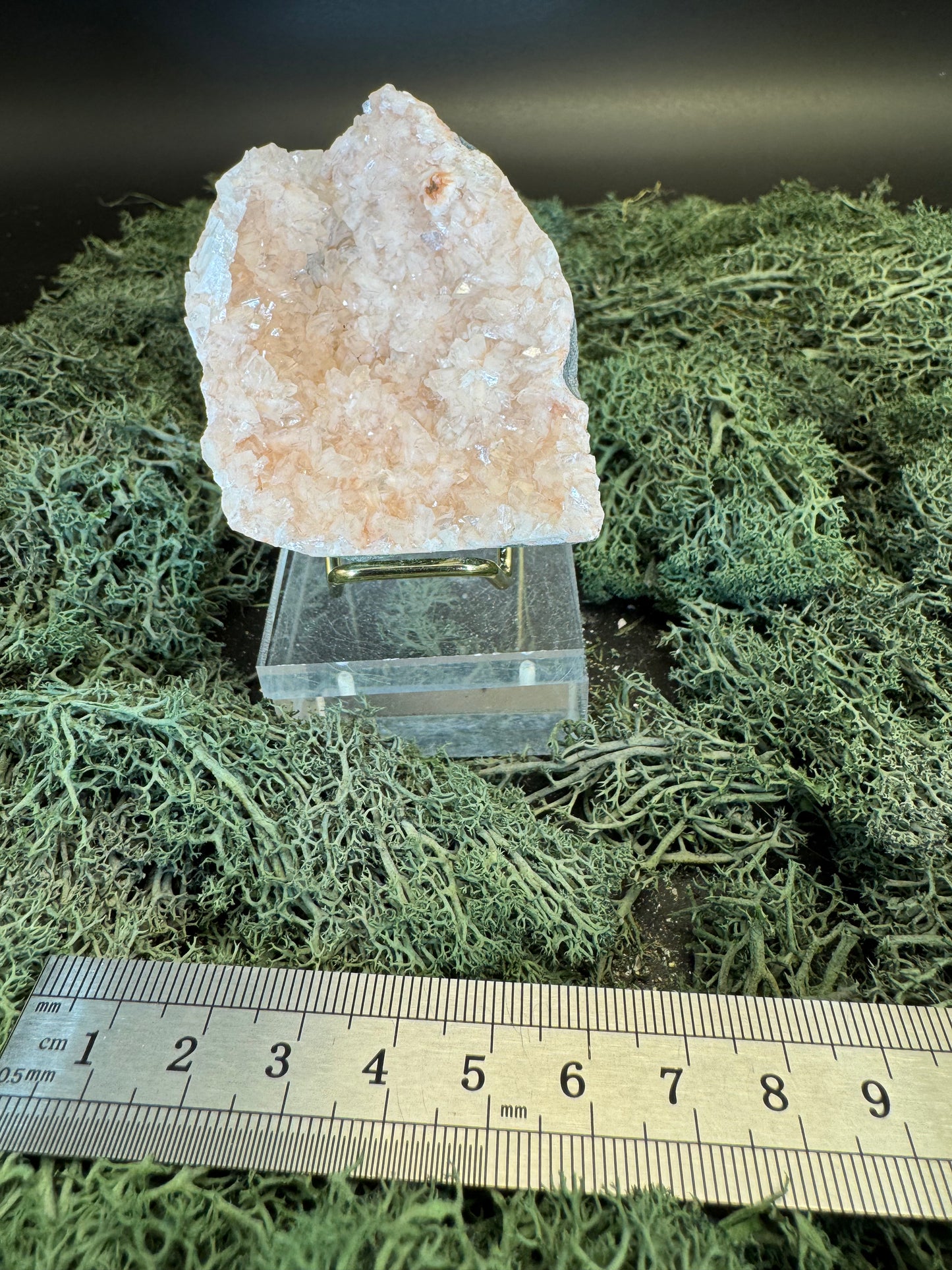 Heulandit / Euzeolit Geode aus Maharashtra, Nashik pune, Indien (121g) - crystal paradise