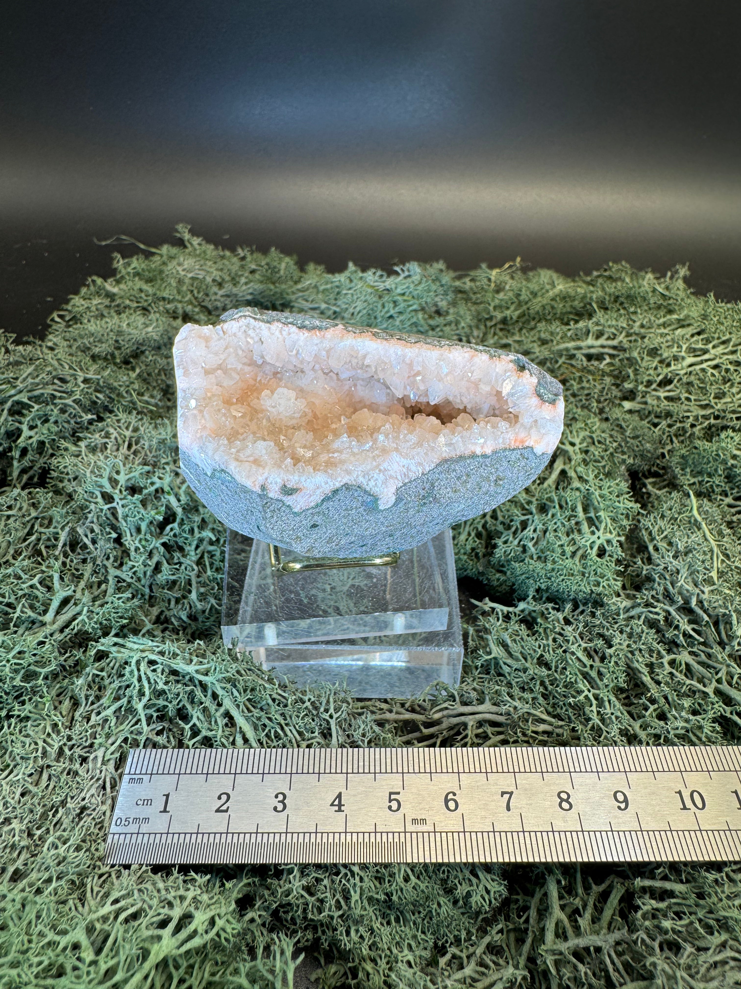 Heulandit / Euzeolit Geode aus Maharashtra, Nashik pune, Indien (165g) - crystal paradise