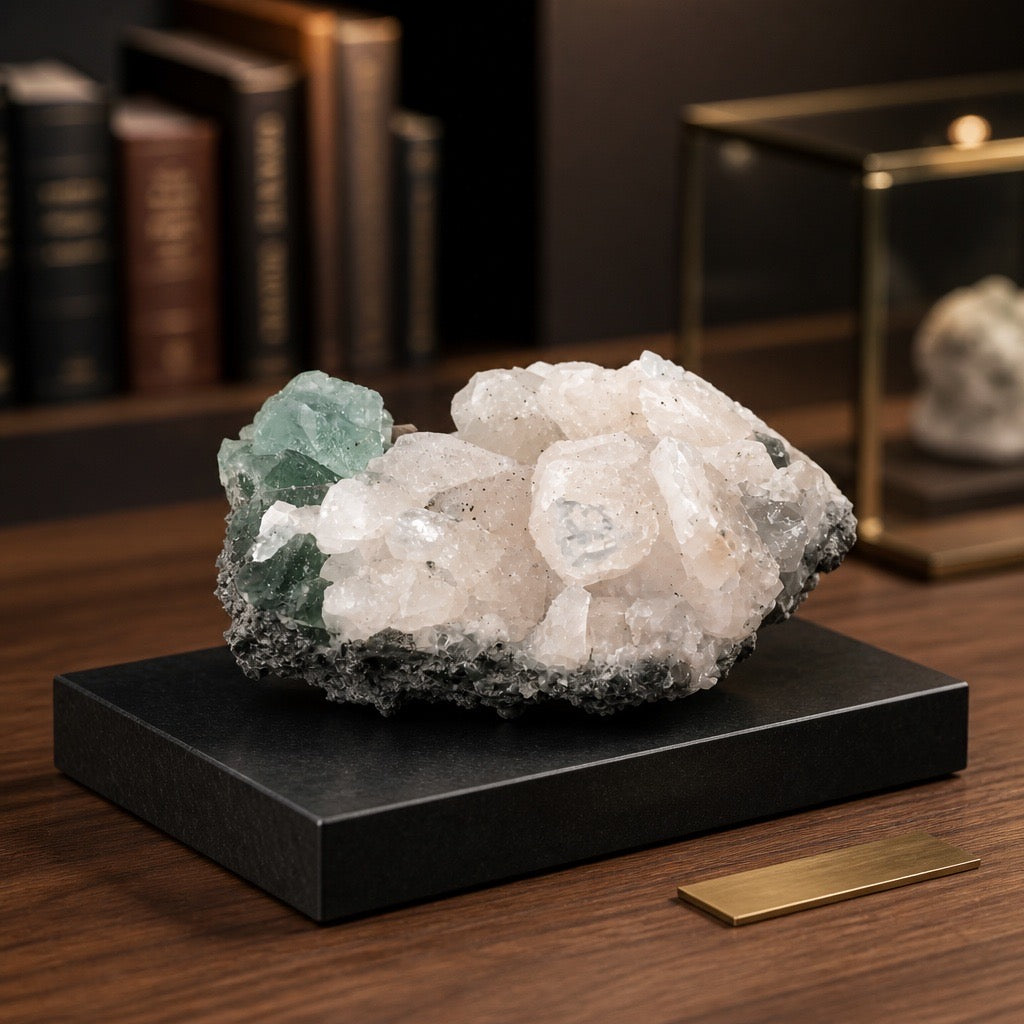 Fluorit und Calcit aus Fujian, China (200g) - crystal paradise