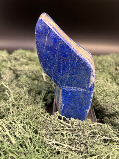 Lapis Lazuli Freeform poliert aus Afghansitan (444g) - intensives blau - crystal paradise