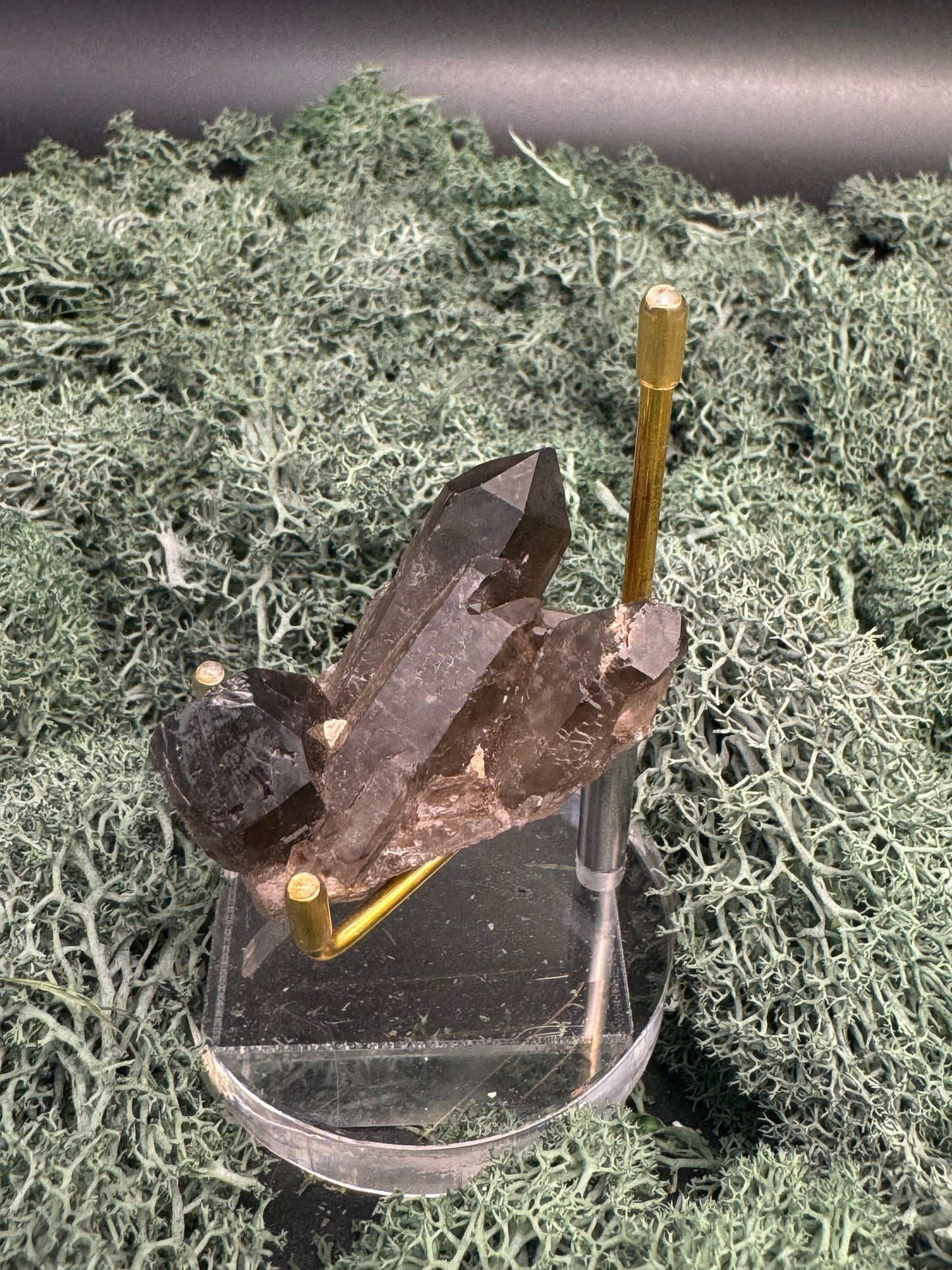 Rauchquarz Stufe aus Brasilien (46g) - schöne Kristalle - crystal paradise