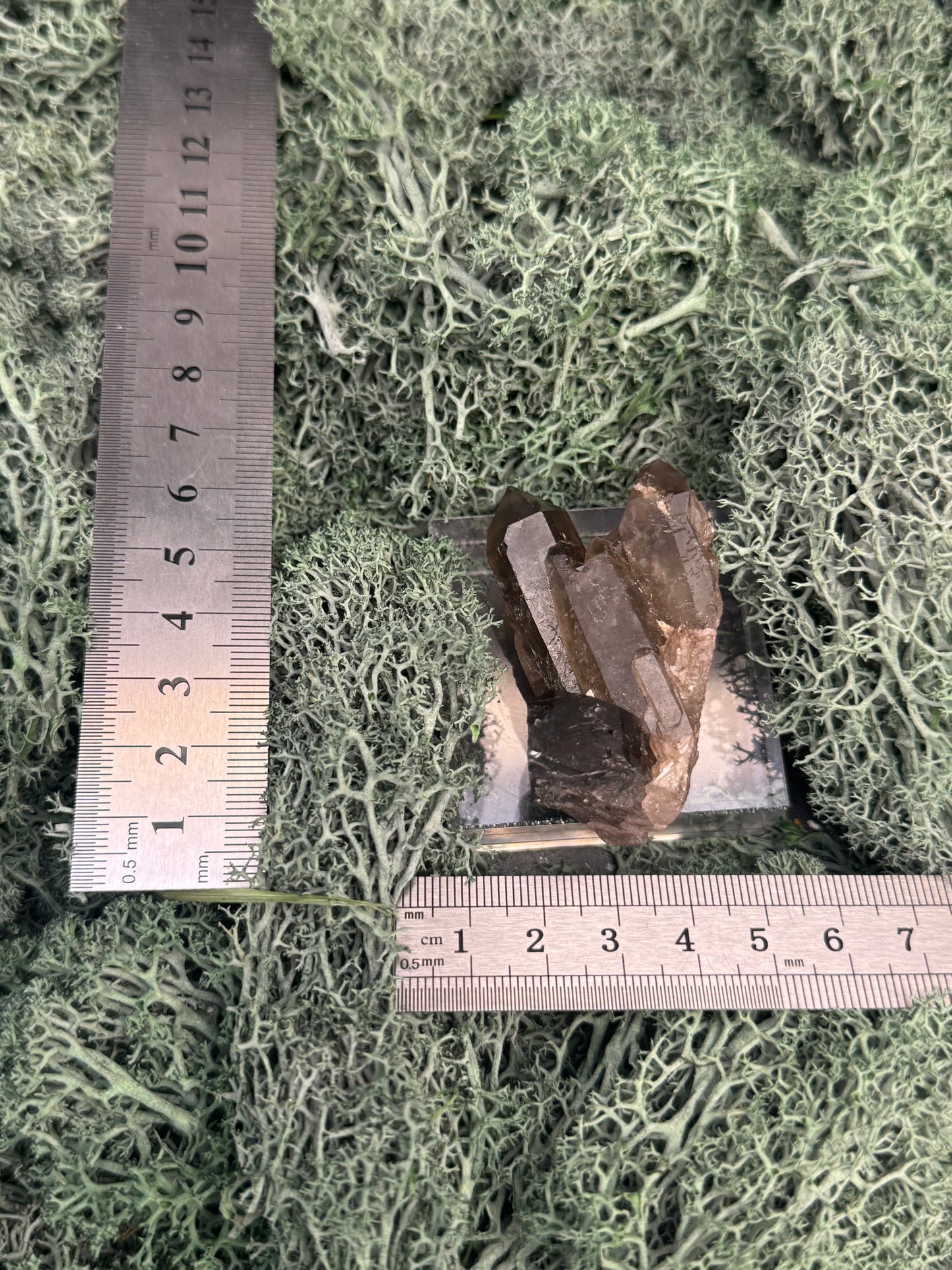 Rauchquarz Stufe aus Brasilien (46g) - schöne Kristalle - crystal paradise