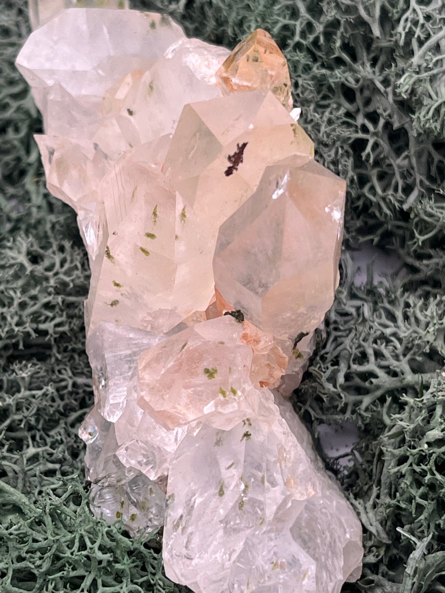 Epidot und Bergkristall aus der Türkei (106g) - Handstufe - crystal paradise
