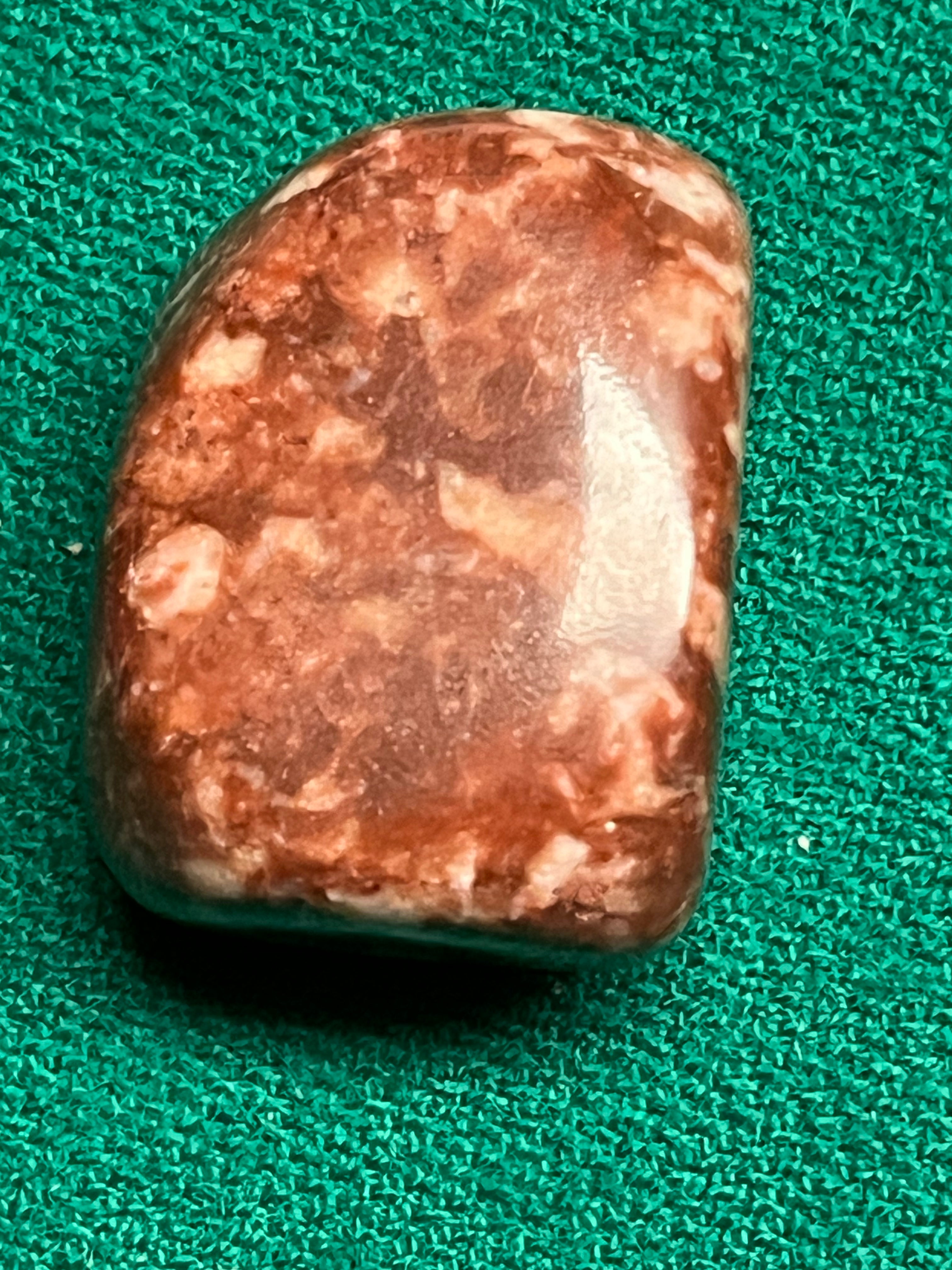 Trommelware Red Jasper 1-Stück ca. 2cm - crystal paradise
