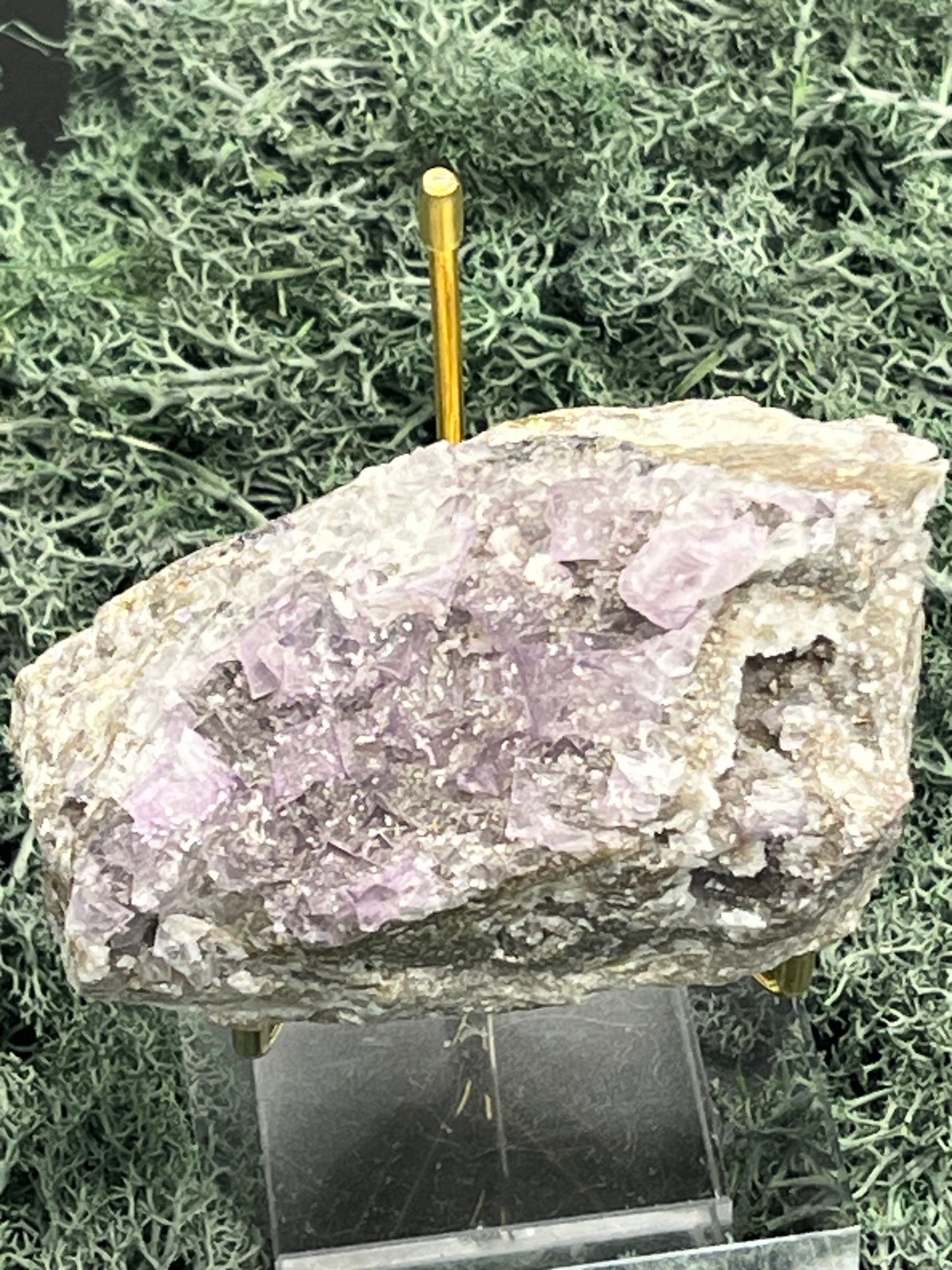 Violetter Fluorit aus Mexiko (537g) - Handstufe - crystal paradise