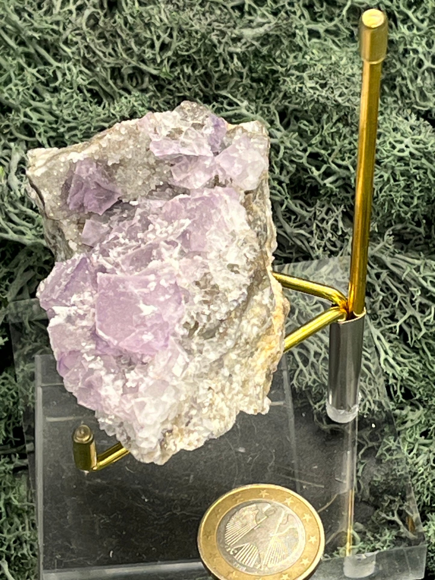 Violetter Fluorit aus Mexiko (114g) - Handstufe - crystal paradise