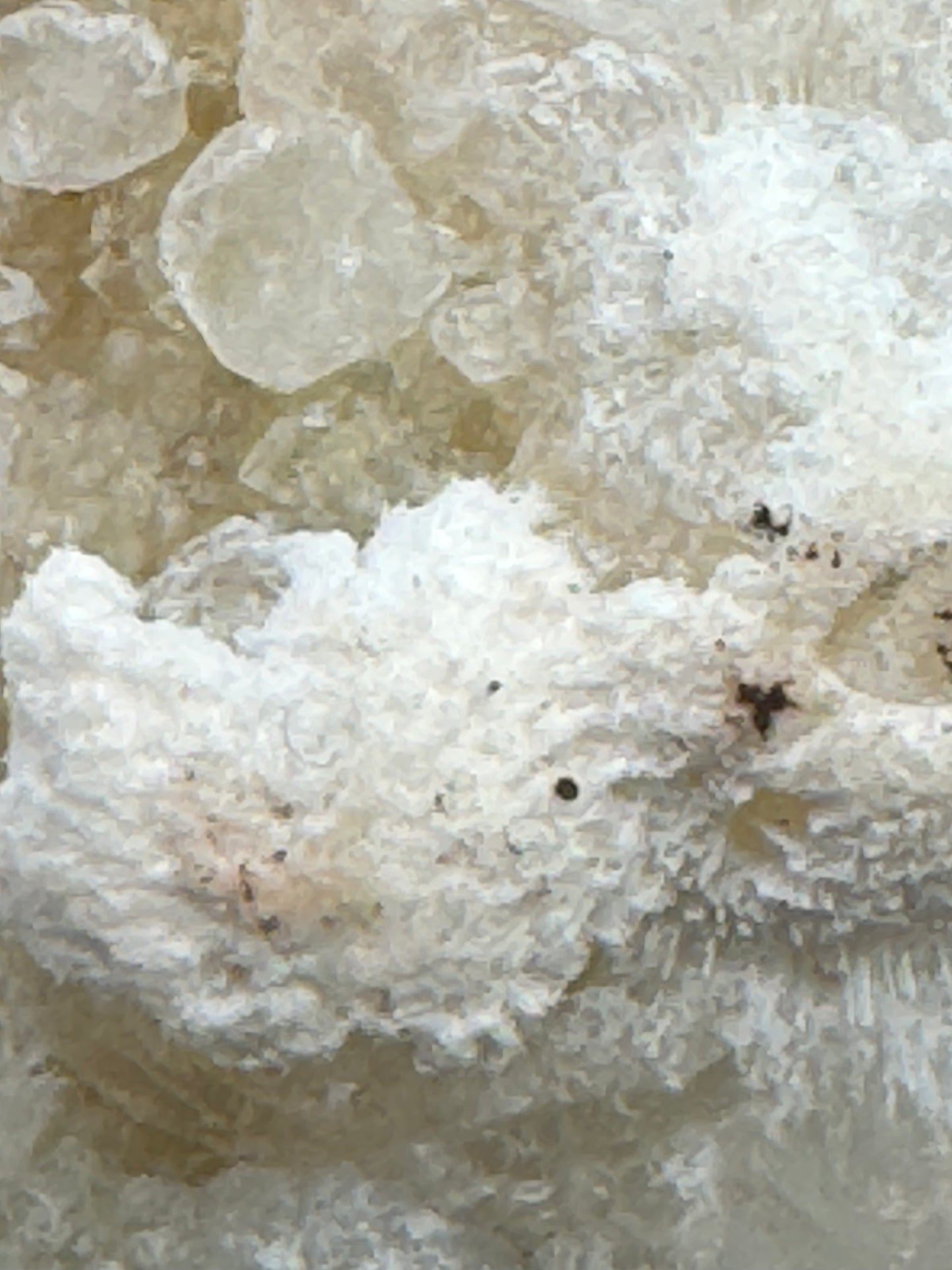 Okenit auf Calcit und Apophyllit Cluster aus Indien (233g) - crystal paradise