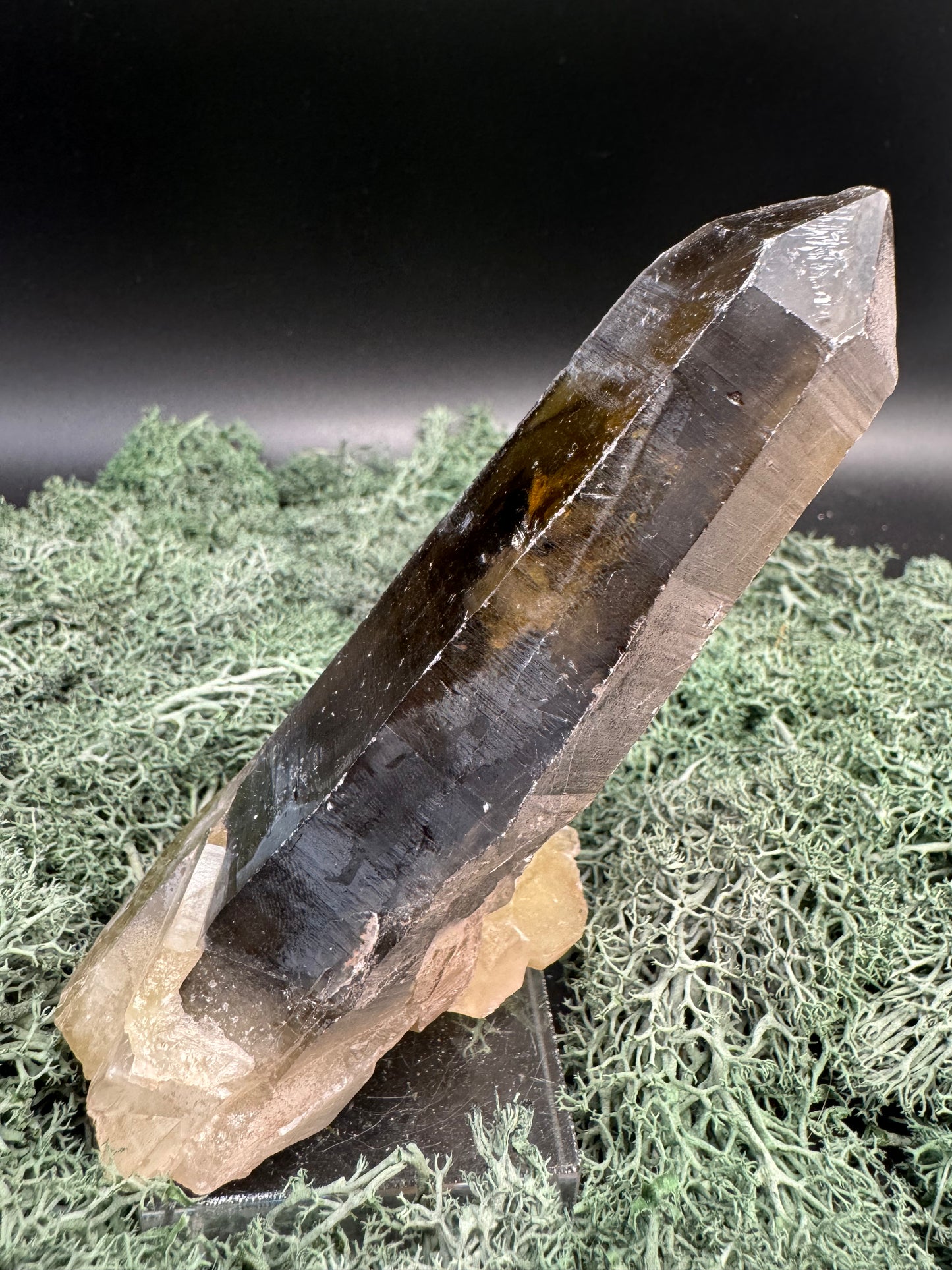 Rauchquarz Stufe aus Brasilien (252g) - schöner großer Kristall - crystal paradise