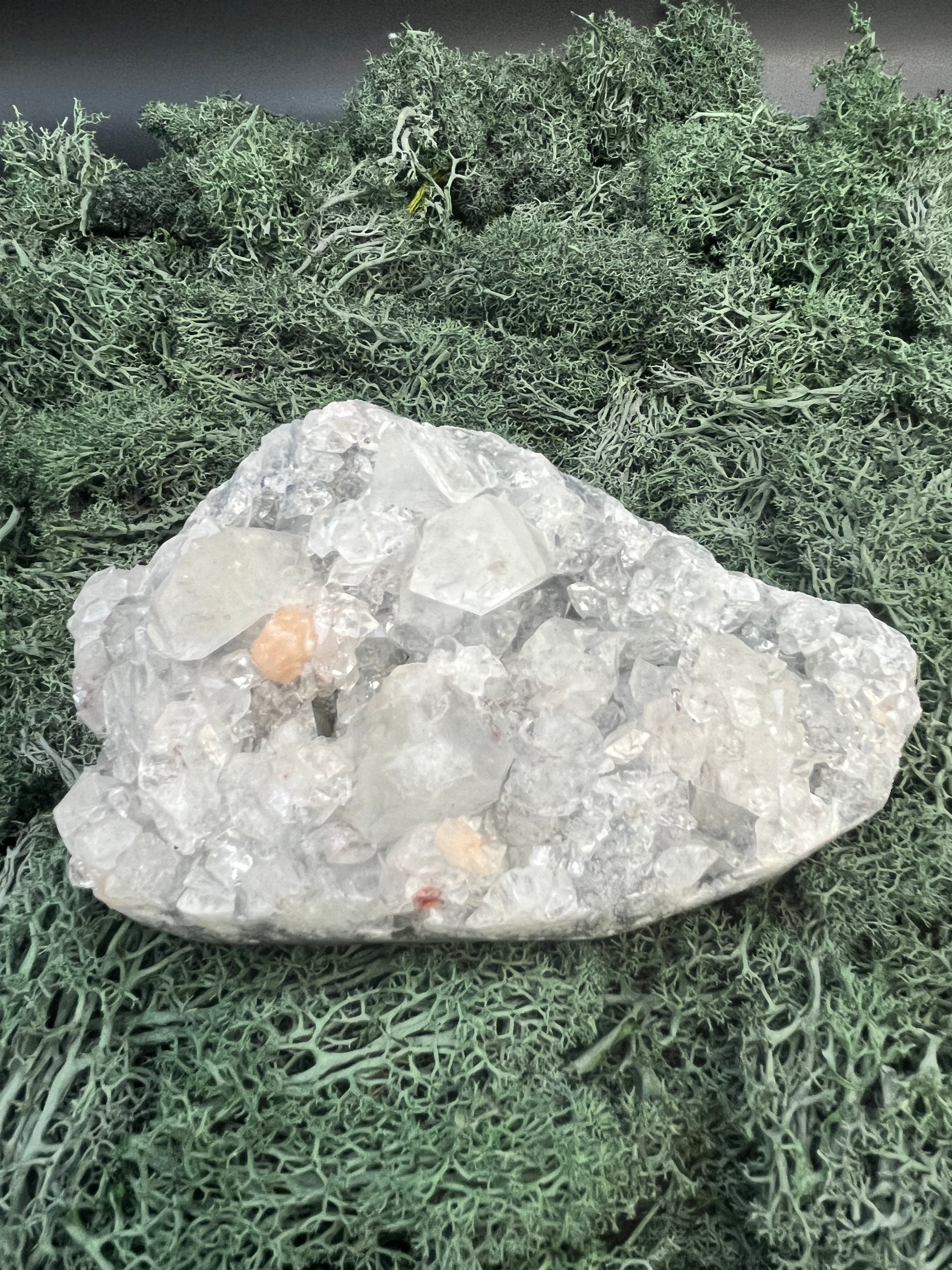 Apophyllit Stilbit Cluster aus Indien (696g) - crystal paradise