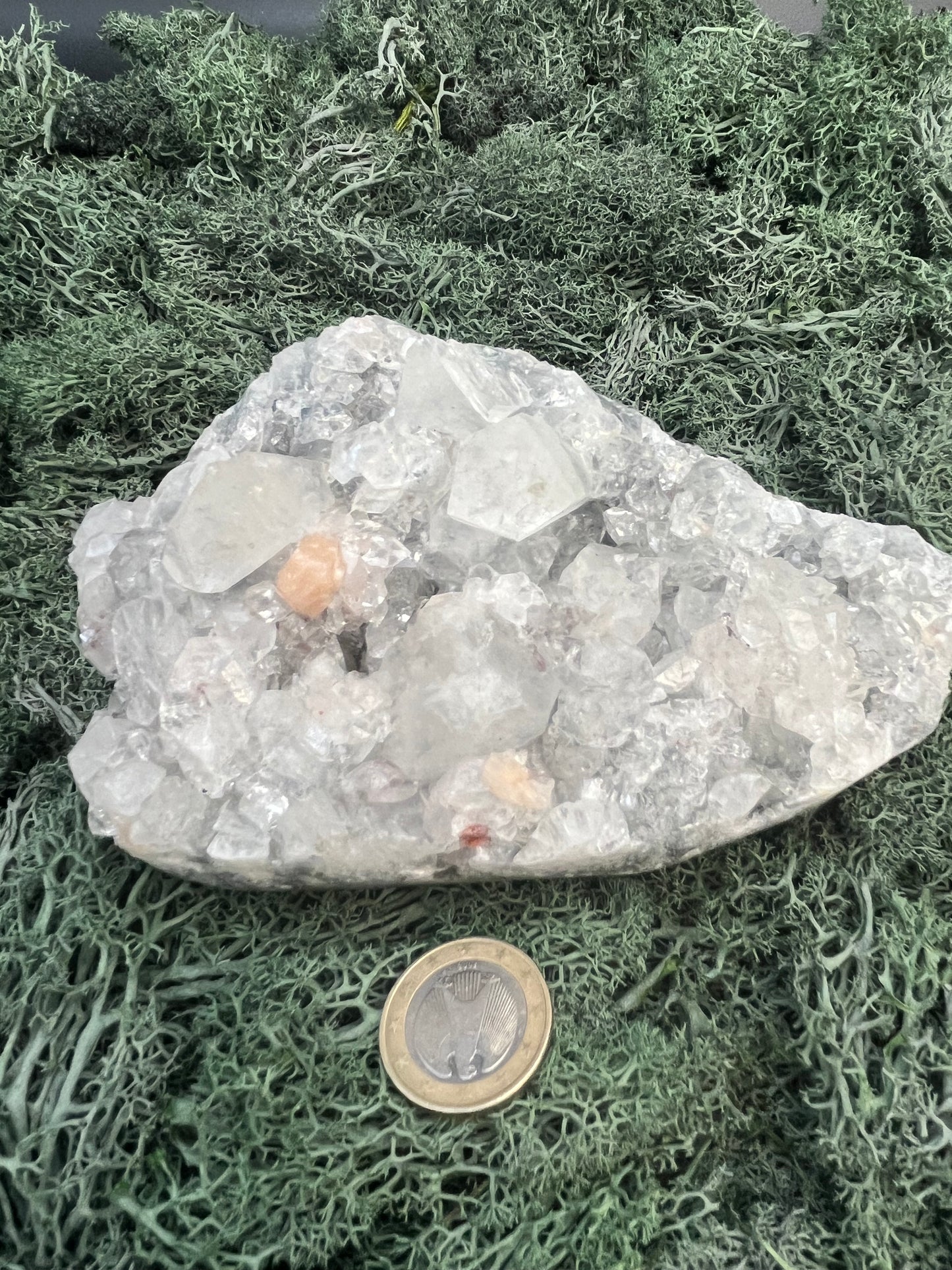 Apophyllit Stilbit Cluster aus Indien (696g) - crystal paradise