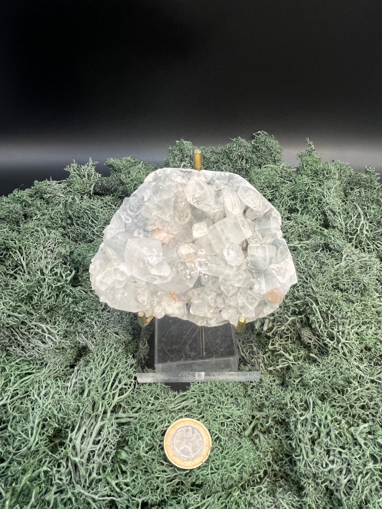 Apophyllit Stilbit Cluster aus Indien (234g) - crystal paradise
