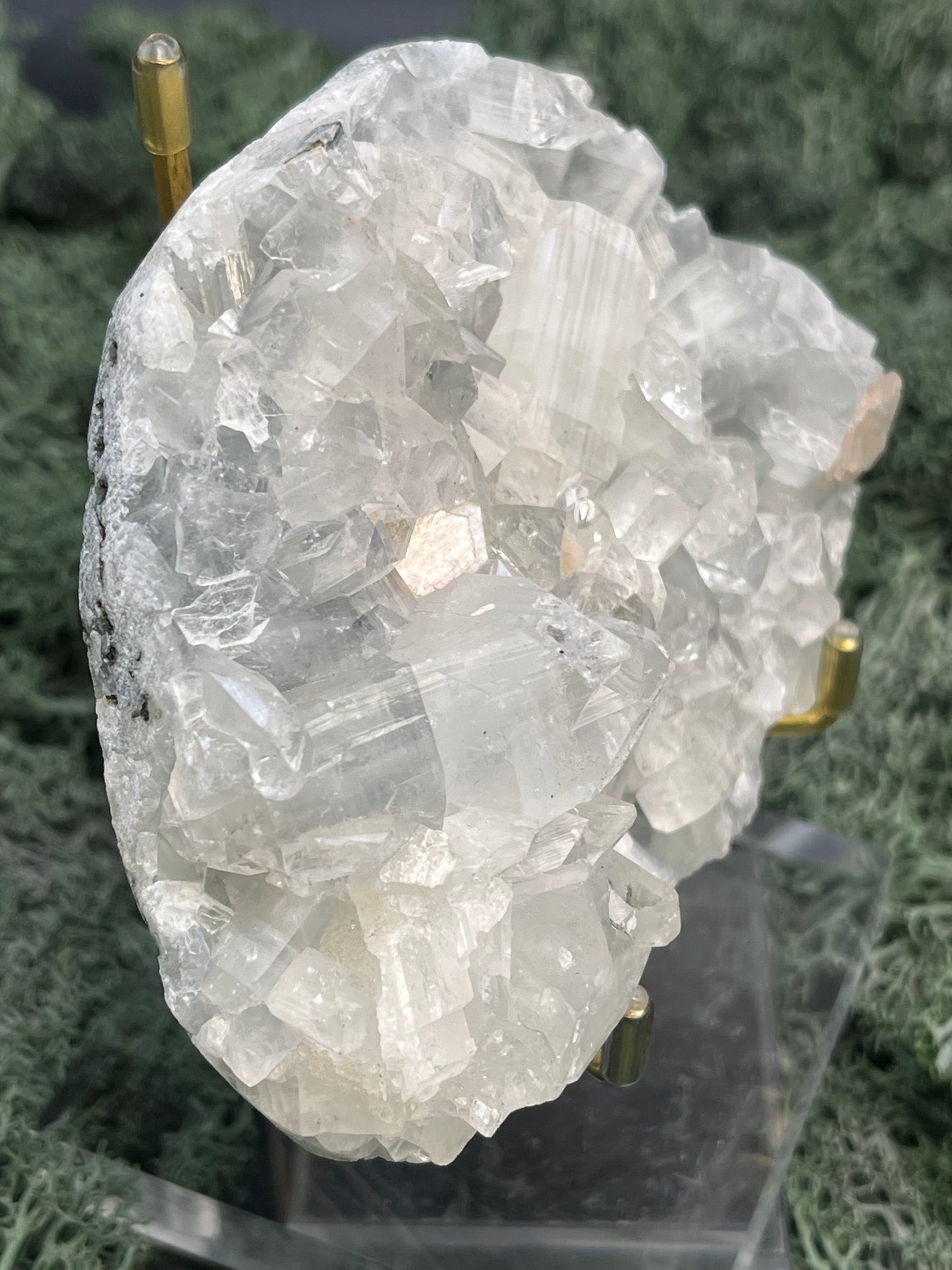 Apophyllit Stilbit Cluster aus Indien (234g) - crystal paradise