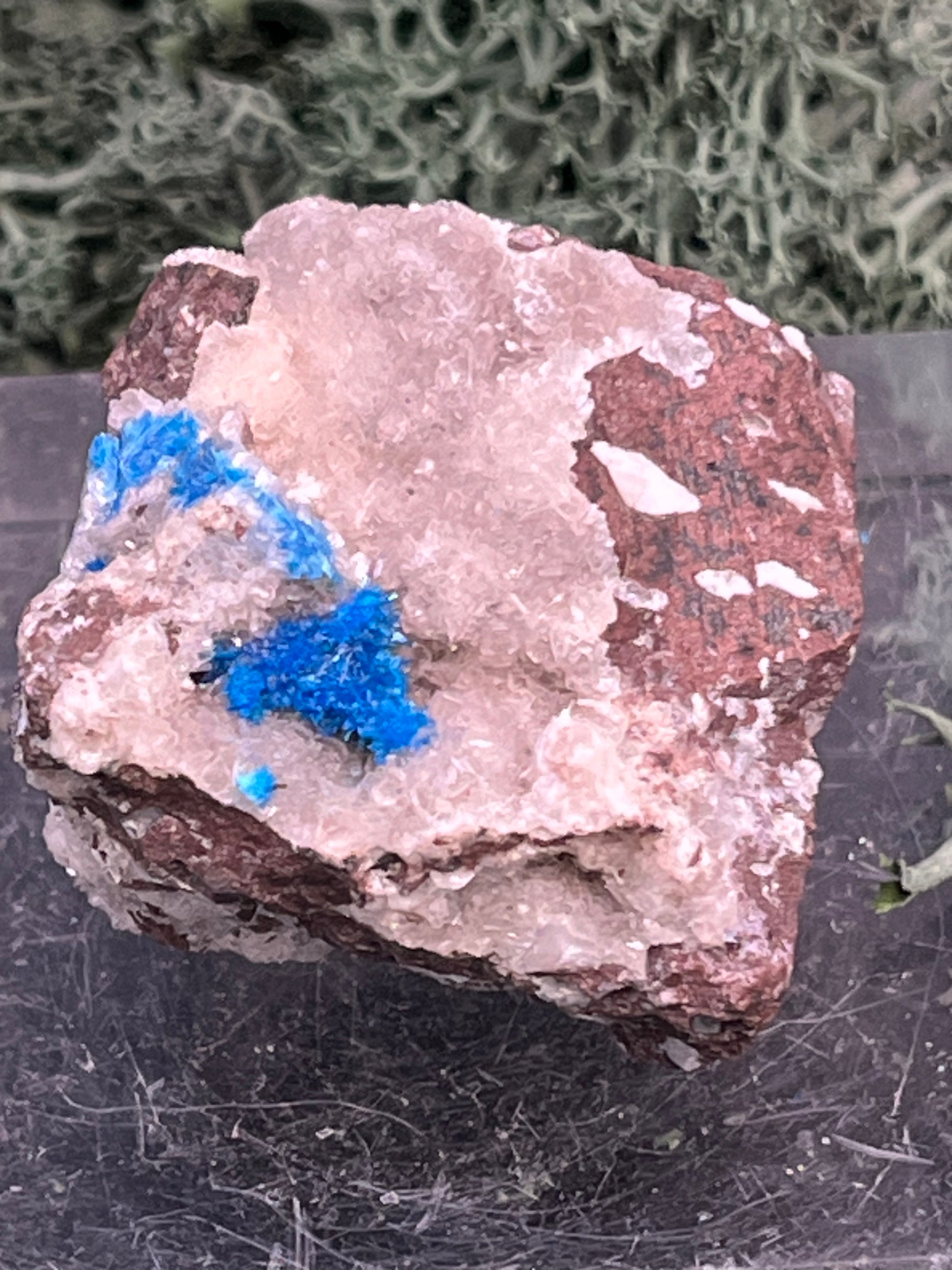 Canvansit auf Stilbit aus Poonah Indien (34g) - Stufe - crystal paradise