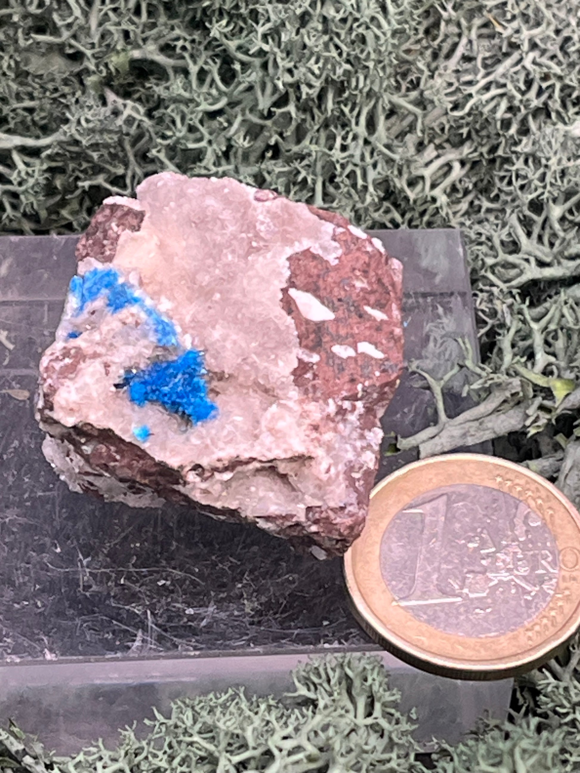 Canvansit auf Stilbit aus Poonah Indien (34g) - Stufe - crystal paradise