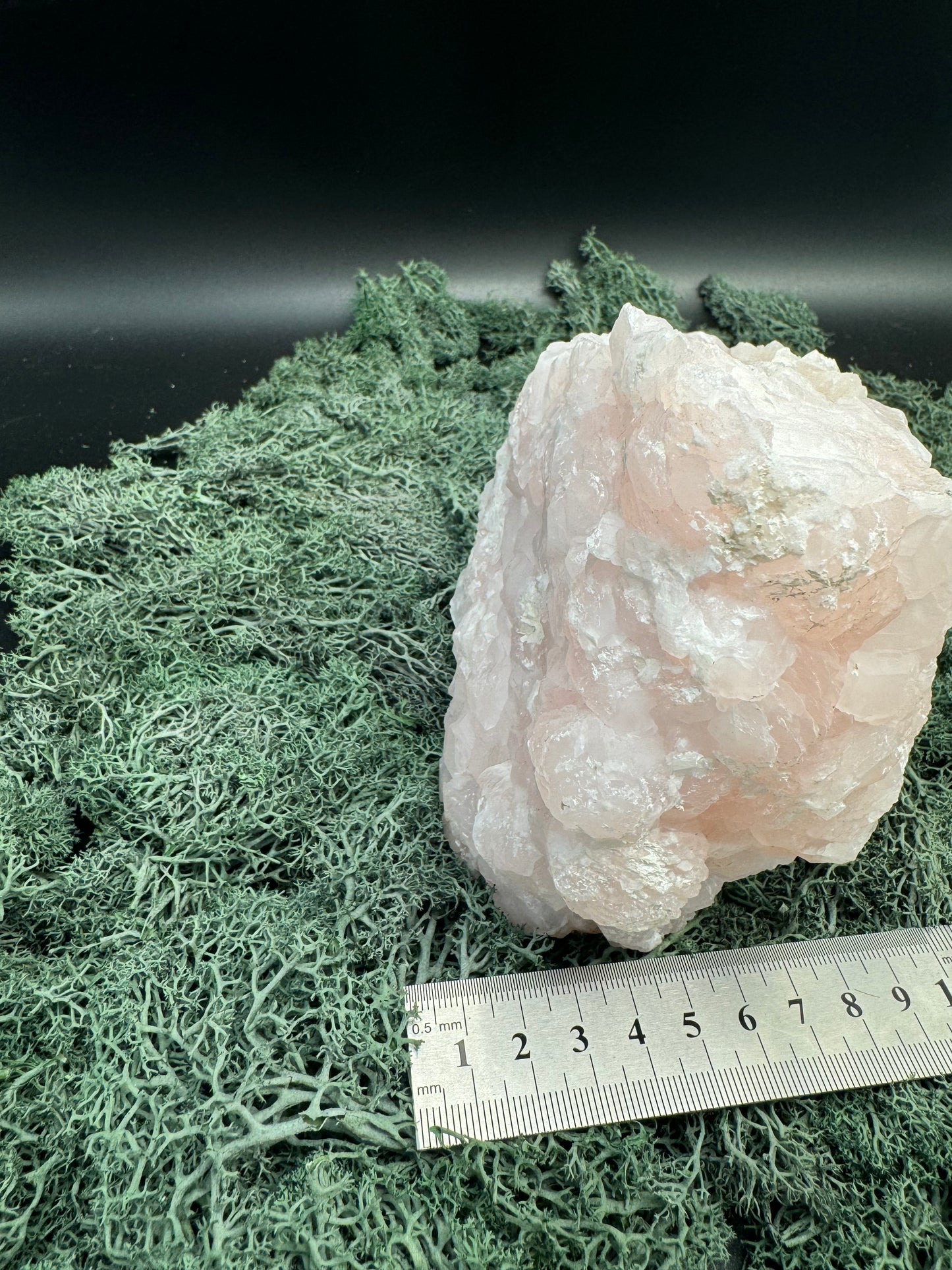 Pink Calcit Großstufe (UV Reaktiv) (1775g)- rundherum schöne Kristallstruktur - crystal paradise