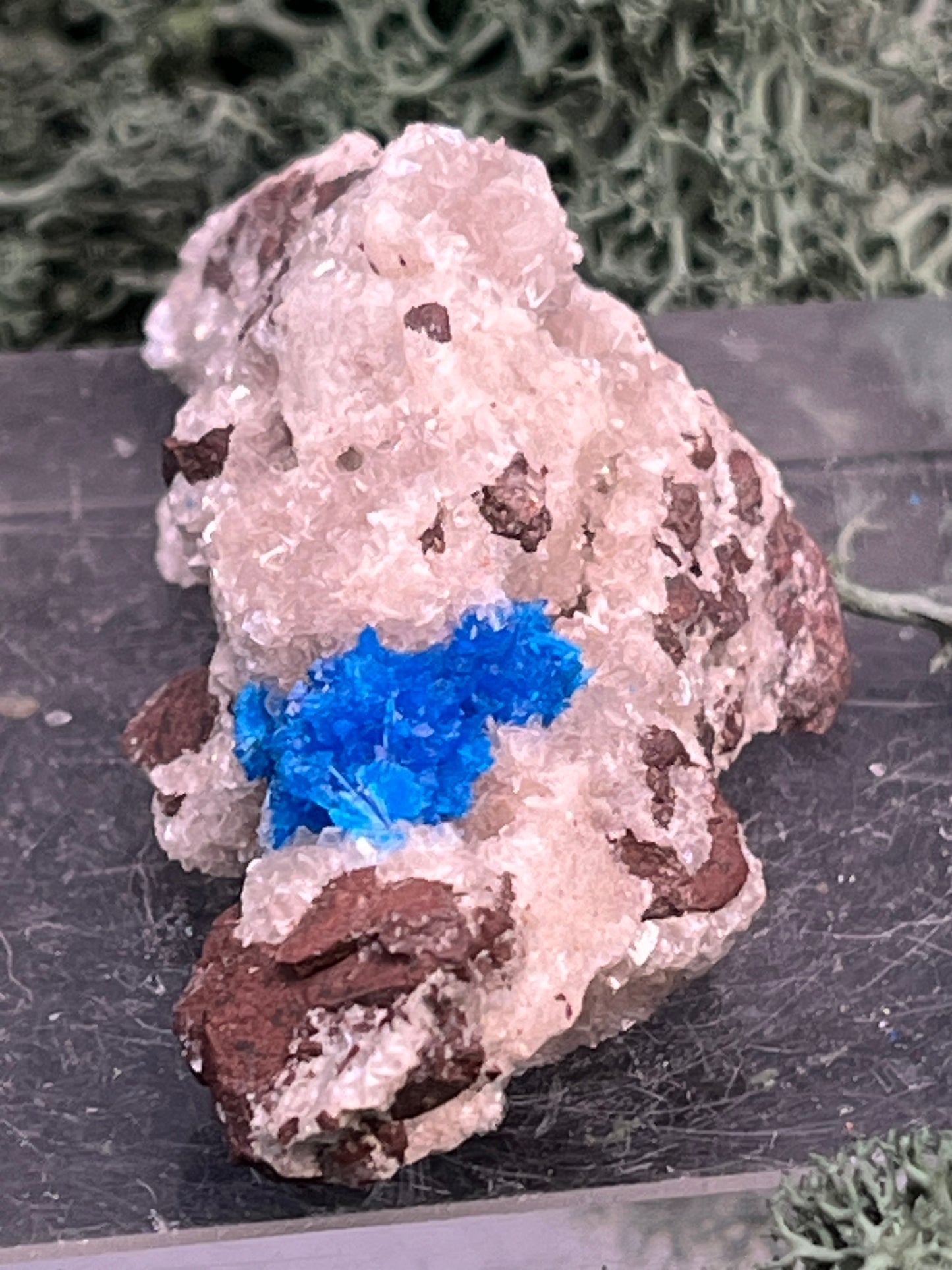 Canvansit auf Stilbit aus Poonah Indien (22g) - Stufe - schöne Kristallstruktur - crystal paradise