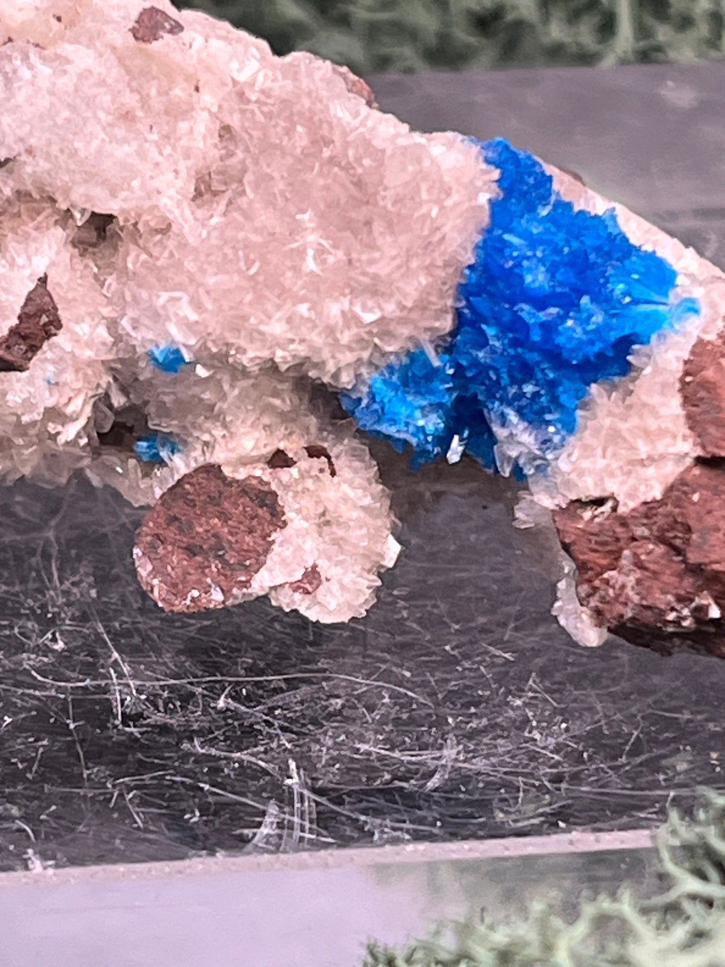 Canvansit auf Stilbit aus Poonah Indien (22g) - Stufe - schöne Kristallstruktur - crystal paradise