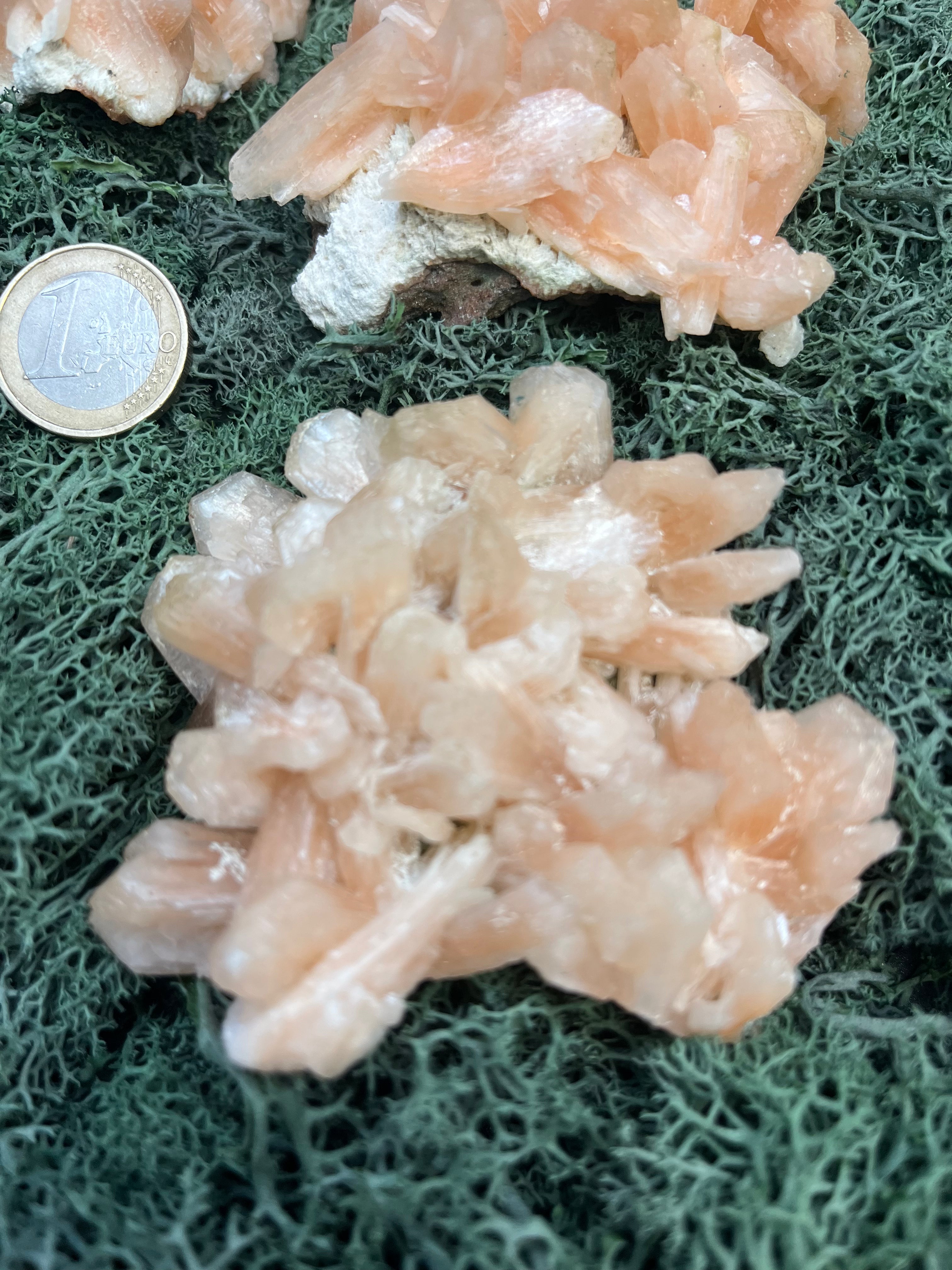 Stilbit Cluster auf Zeolith aus Indien - Handstufe - 1 Stück - crystal paradise