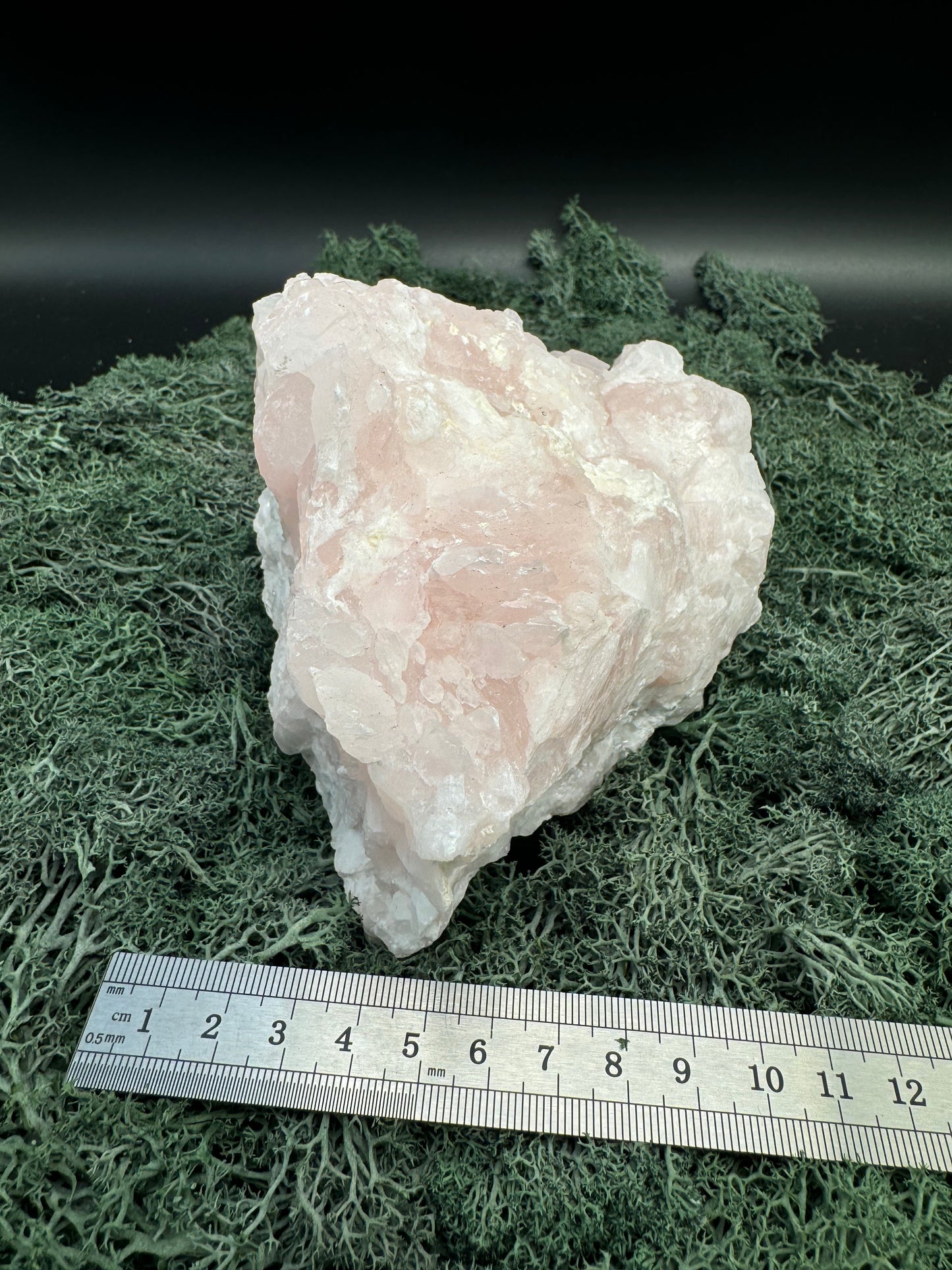 Pink Calcit Großstufe (UV Reaktiv) (1345g)- schöne Kristallstruktur - crystal paradise