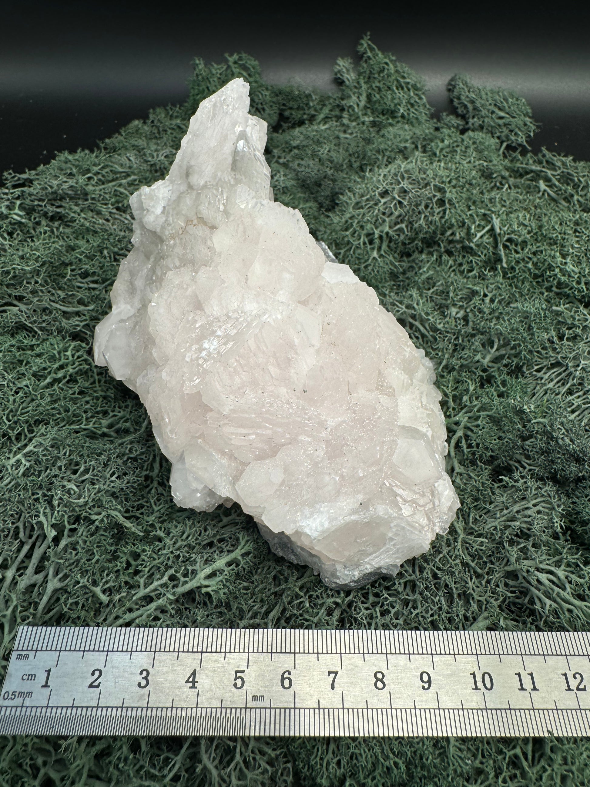 Pink Calcit Großstufe (UV Reaktiv) (1023g)-  schöne Kristallstruktur - crystal paradise