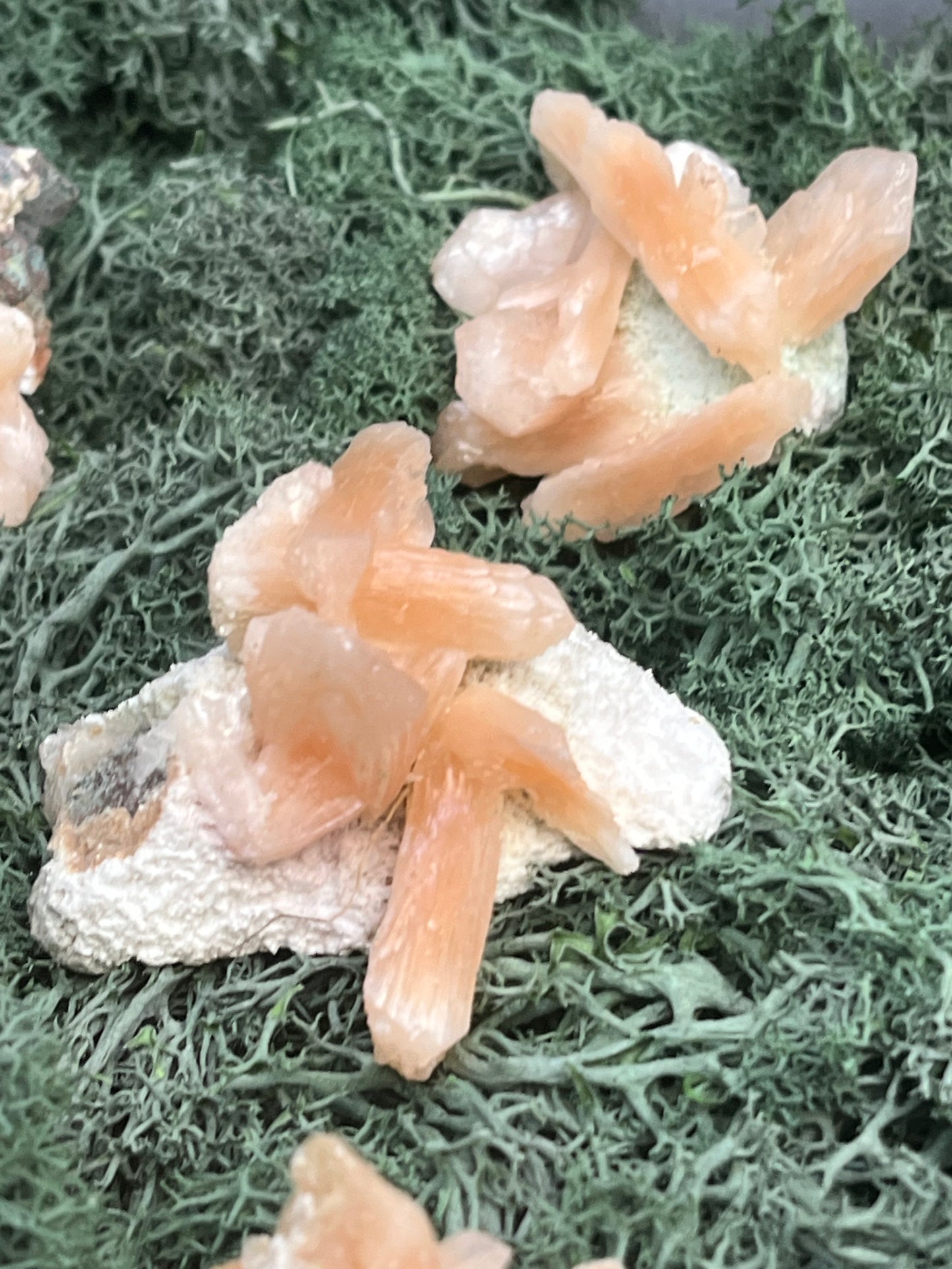 Stilbit Cluster auf Zeolith aus Indien - kleine Stufe - 1 Stück - crystal paradise