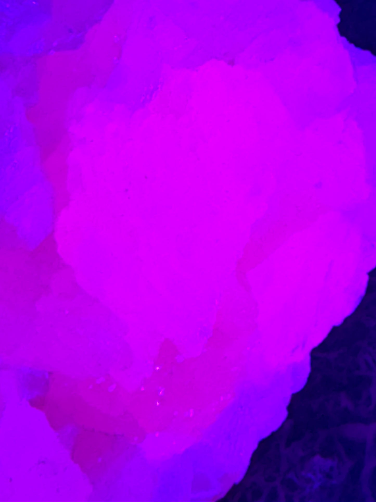 Pink Calcit Großstufe (UV Reaktiv) (972g)- schöne Kristallstruktur - crystal paradise