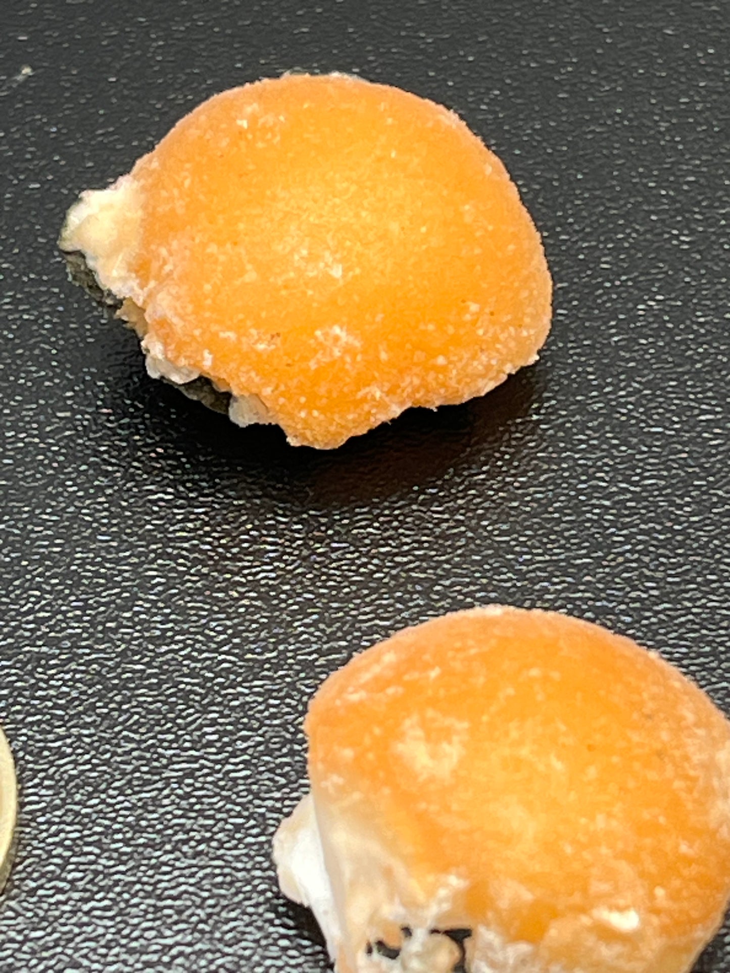 Thomsonit aus Pakistan kleine Stufe (Kugel) - 1-Stück - leutende orange Farbe - crystal paradise