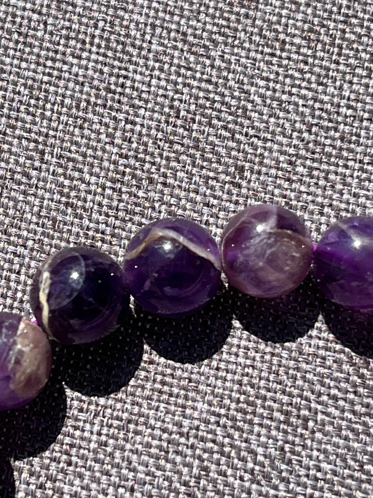 Armband aus Amethyst-Perlen 8 mm - 1 Stück - crystal paradise