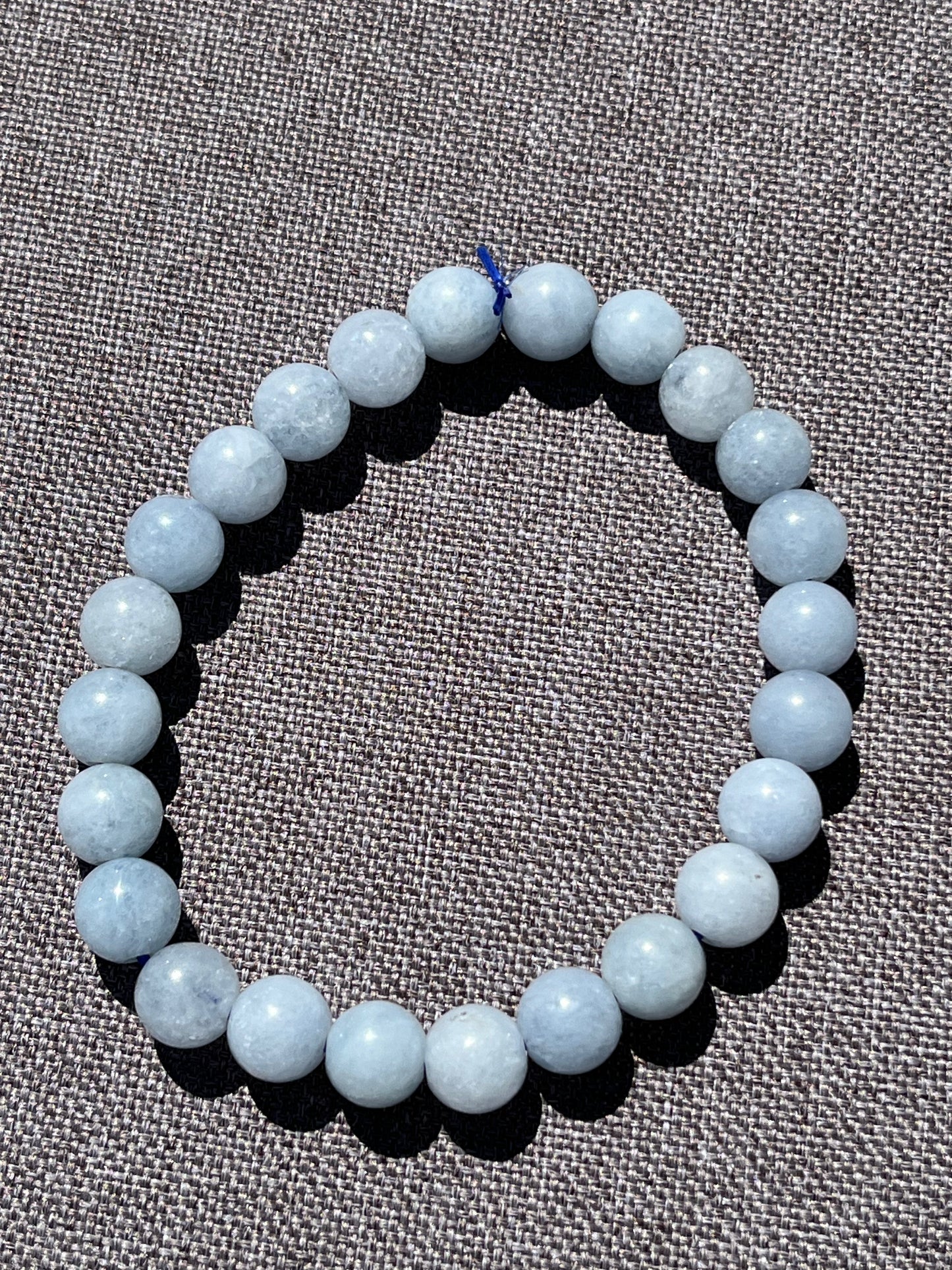 Armband aus Aquamarin-Perlen 8 mm - 1 Stück - crystal paradise