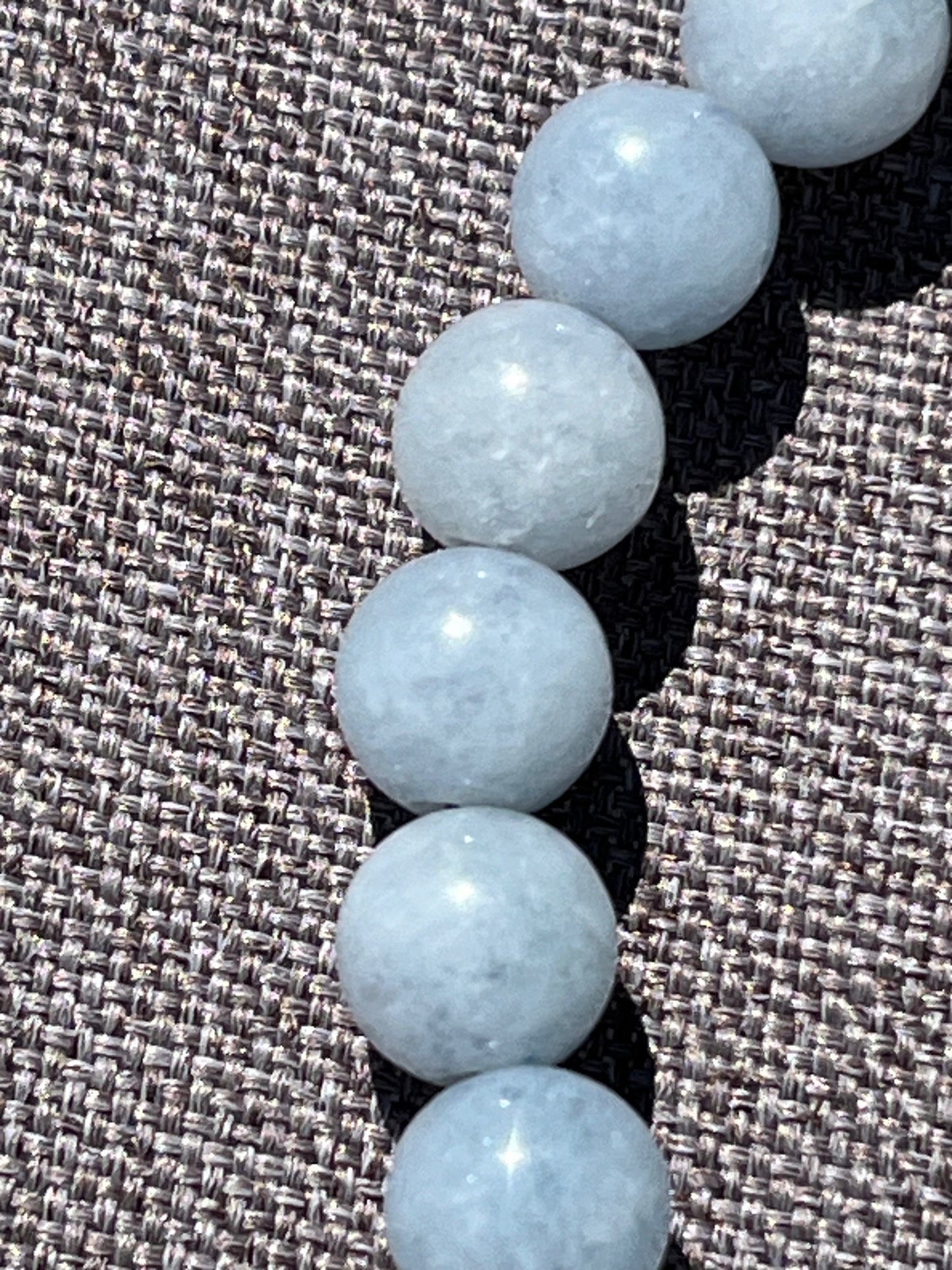 Armband aus Aquamarin-Perlen 8 mm - 1 Stück - crystal paradise