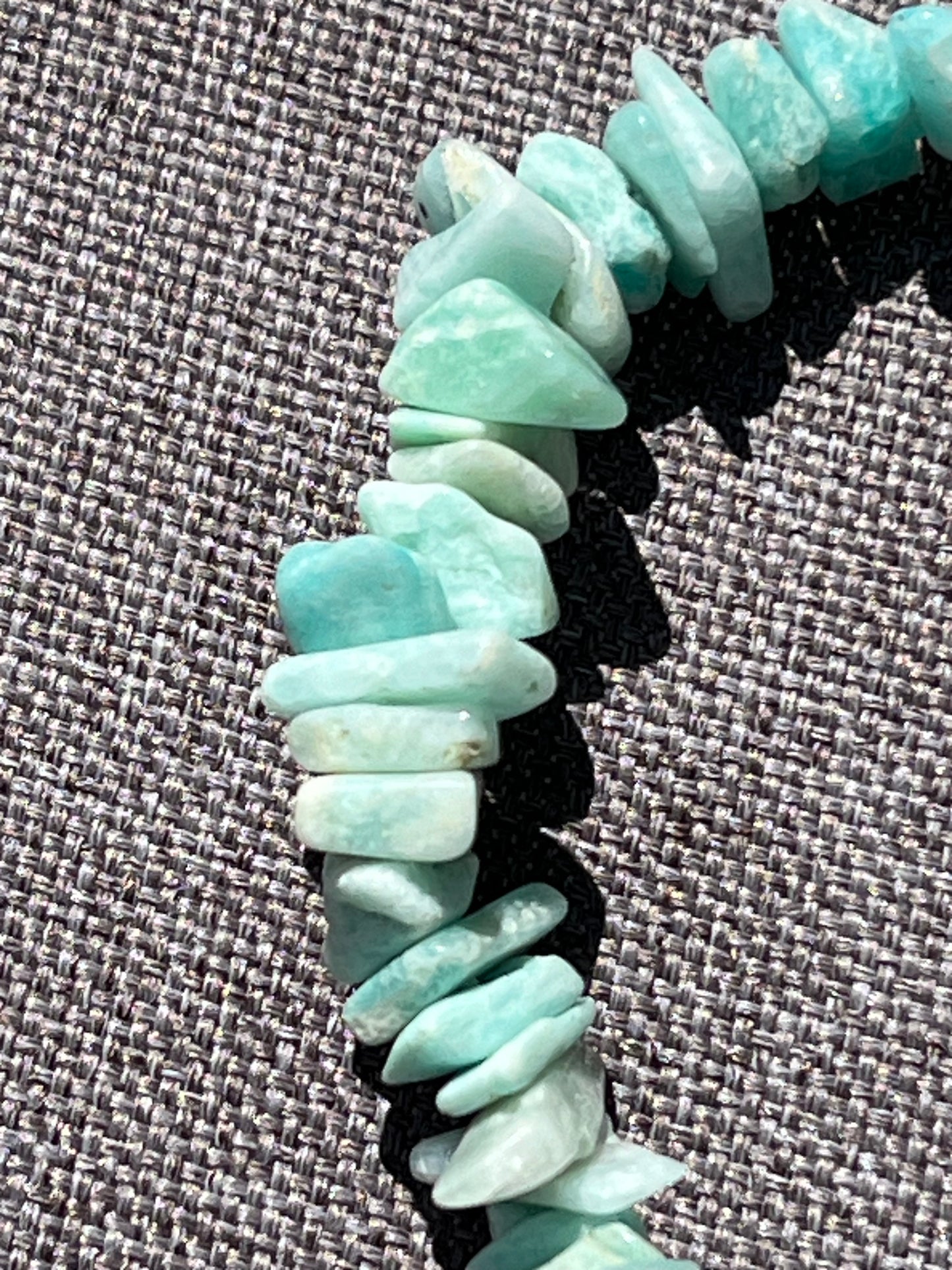 Armband aus Amazonit-Chipstone-Perlen - 1 Stück - crystal paradise