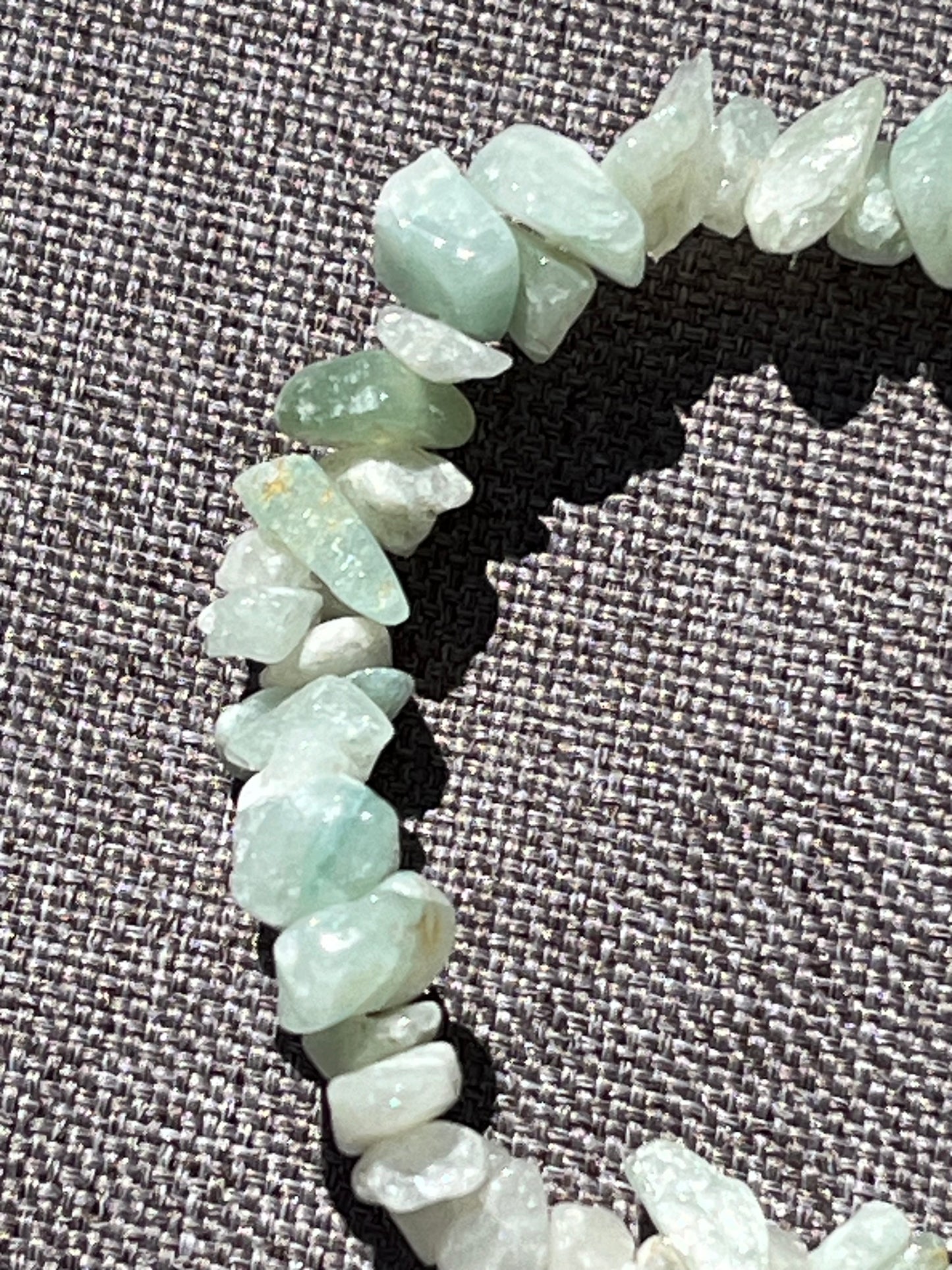 Armband aus Moosachat-Chipstone-Perlen - 1 Stück - crystal paradise