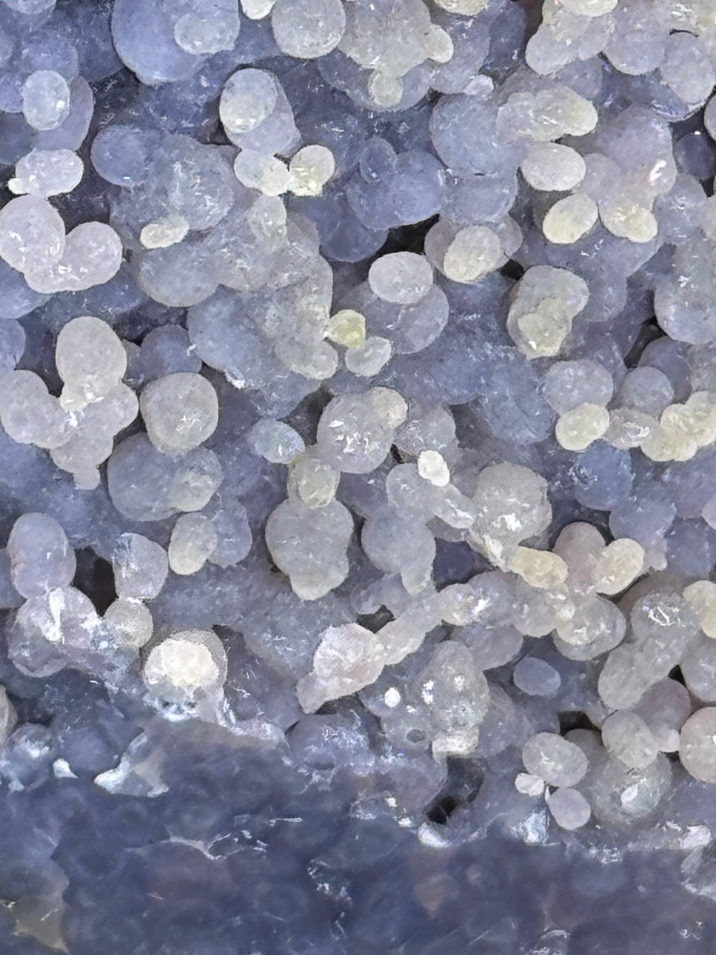 Trauben Achat Freeform aus Indonesien (253g) - schönes Violett in Obeliskenform - crystal paradise