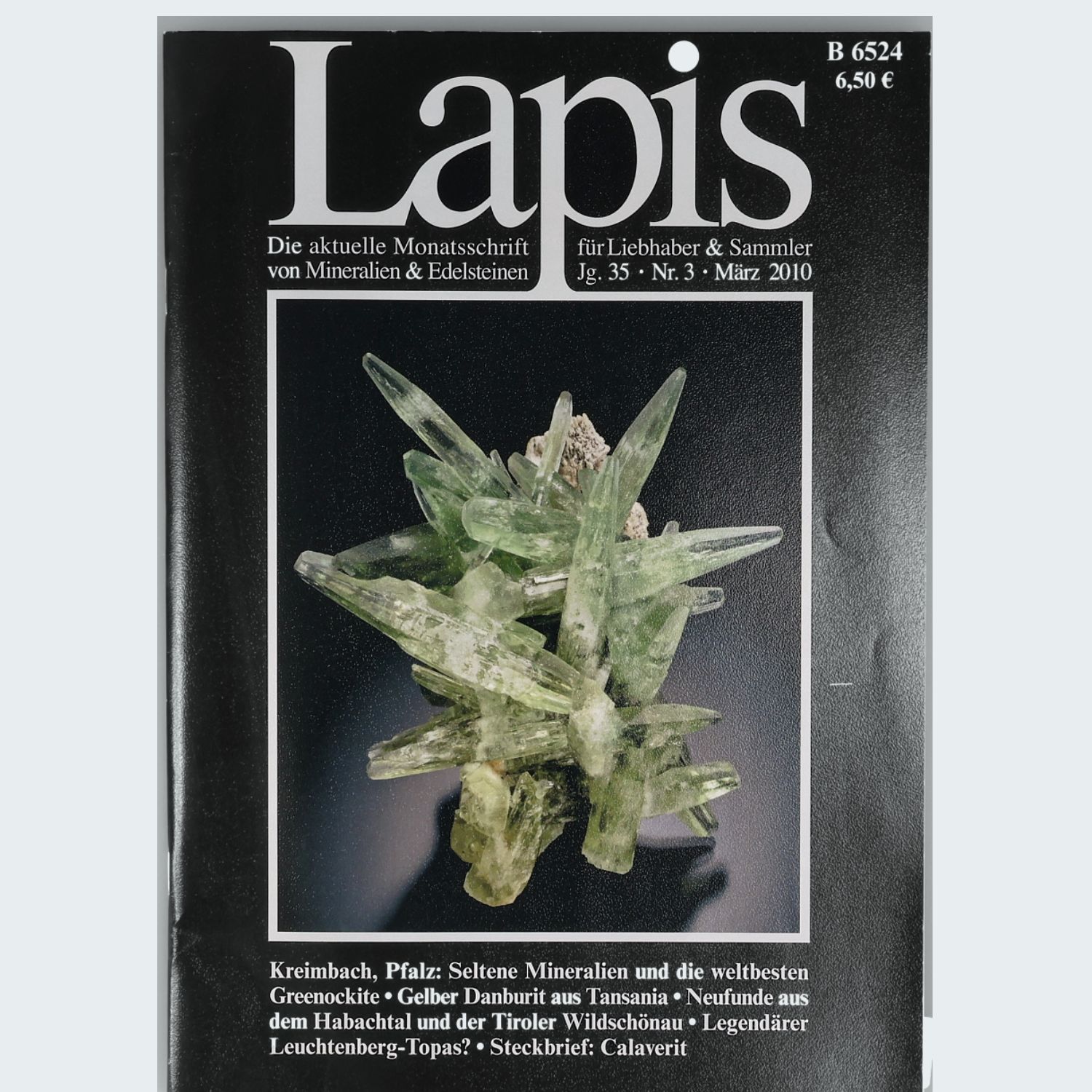 Lapis Mineralien Magazin Jahrgang 2010 Jg. 35 Fachzeitschrift für Sammler und Mineralogie