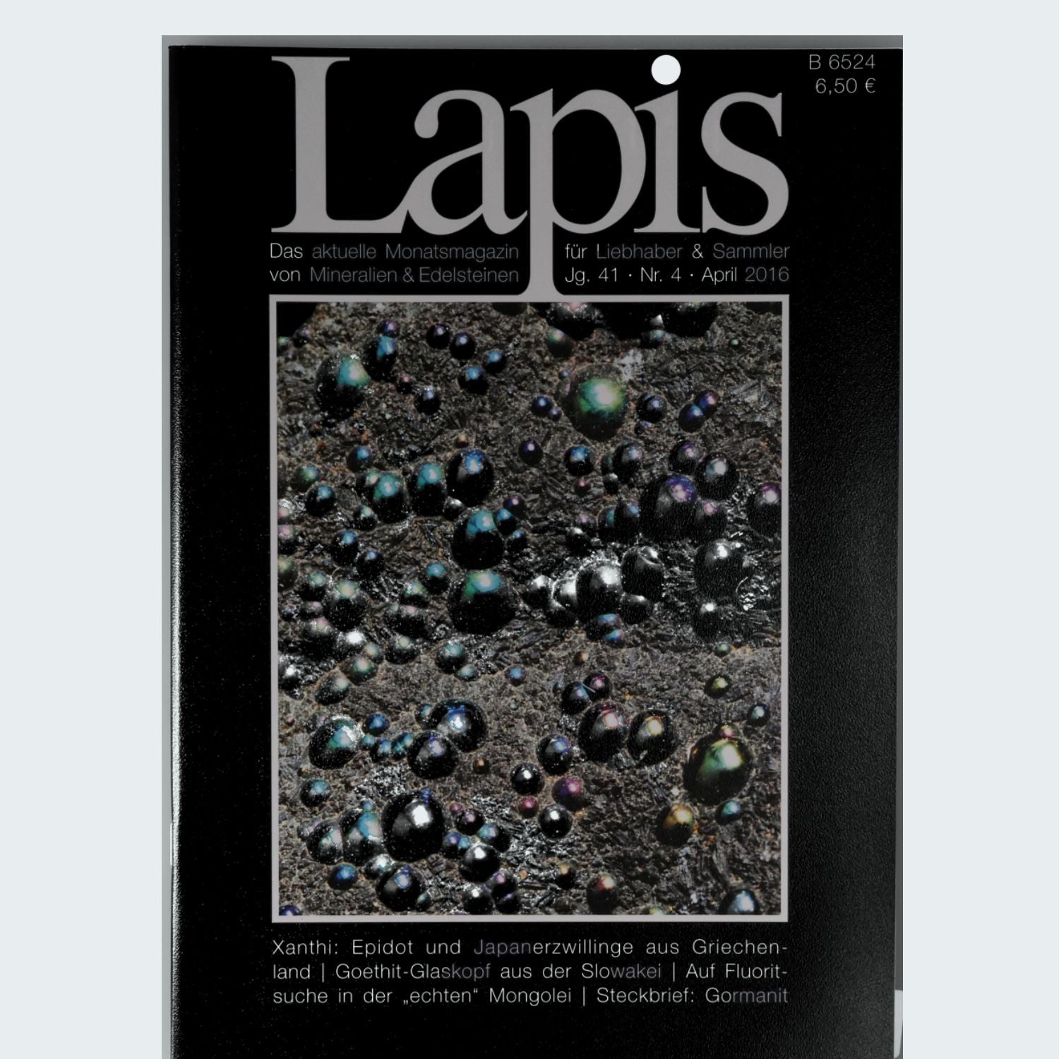 Lapis Mineralien Magazin Jahrgang 2016 Fachzeitschrift Mineralogie für Sammler