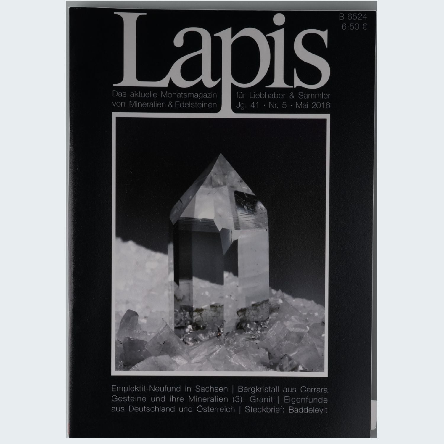 Lapis Mineralien Magazin Jahrgang 2016 Fachzeitschrift für Sammler
