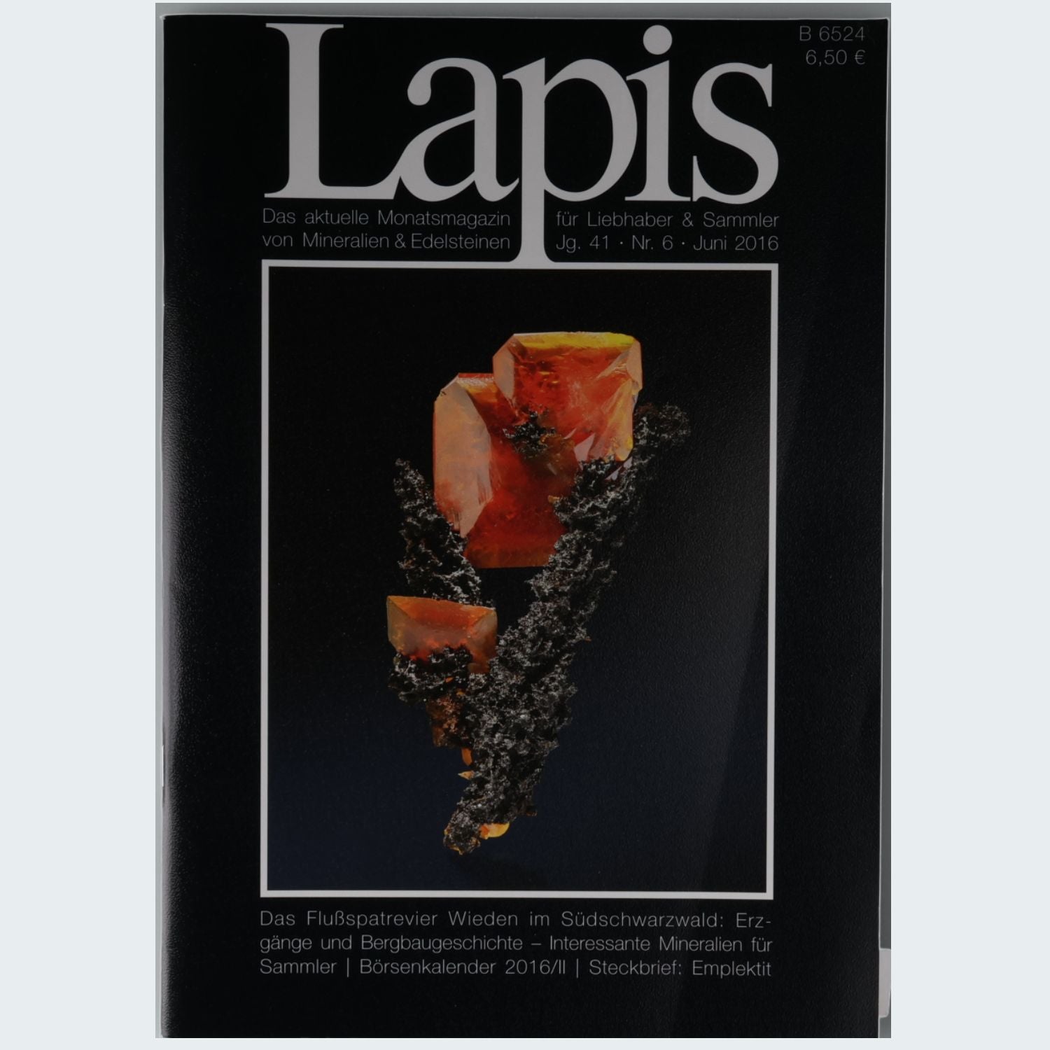 Lapis Magazin Jahrgang 2016 Mineralien Fachzeitschrift Christian Weise Verlag Sammler