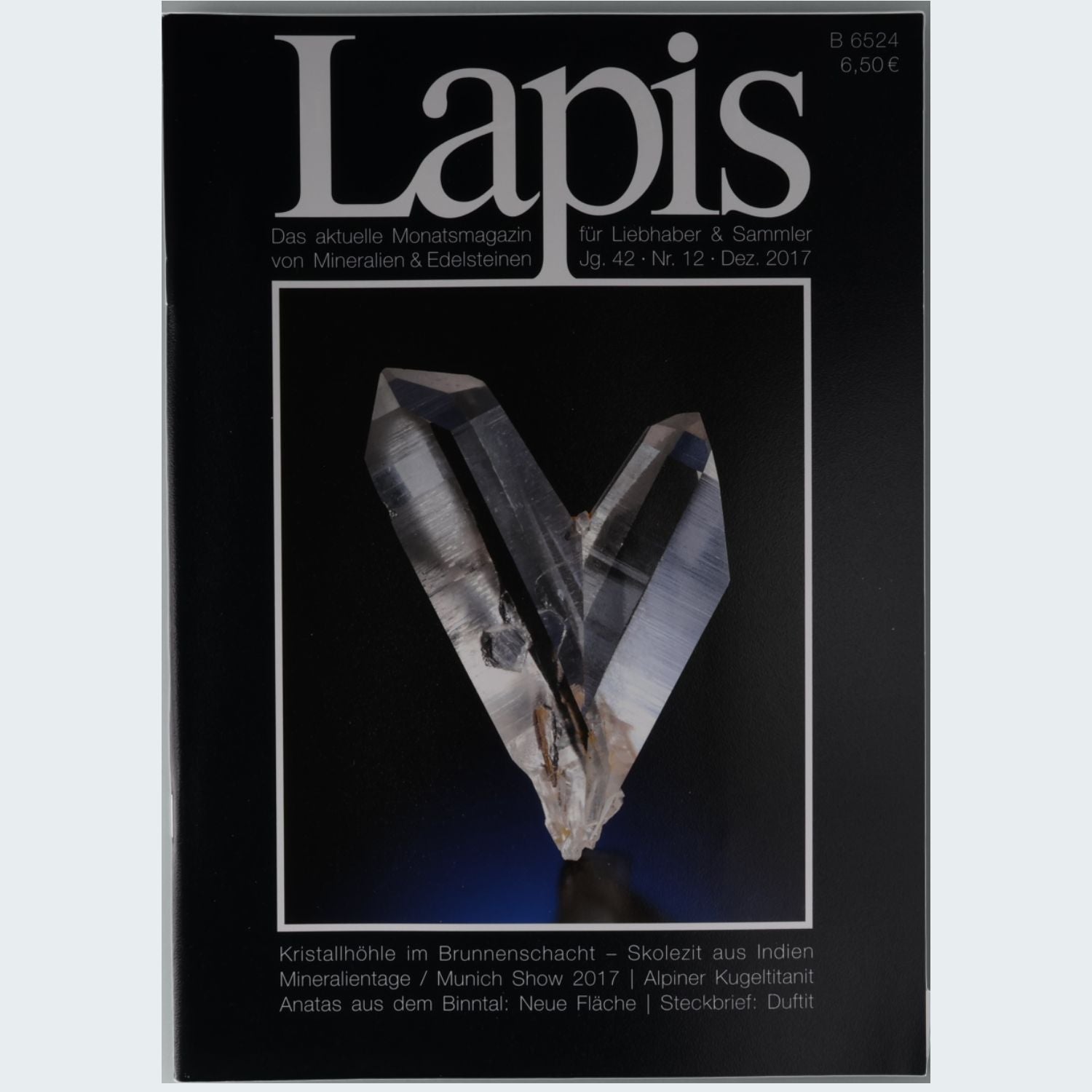Lapis Magazin Jahrgang 2017 Mineralogie Fachzeitschrift für Sammler