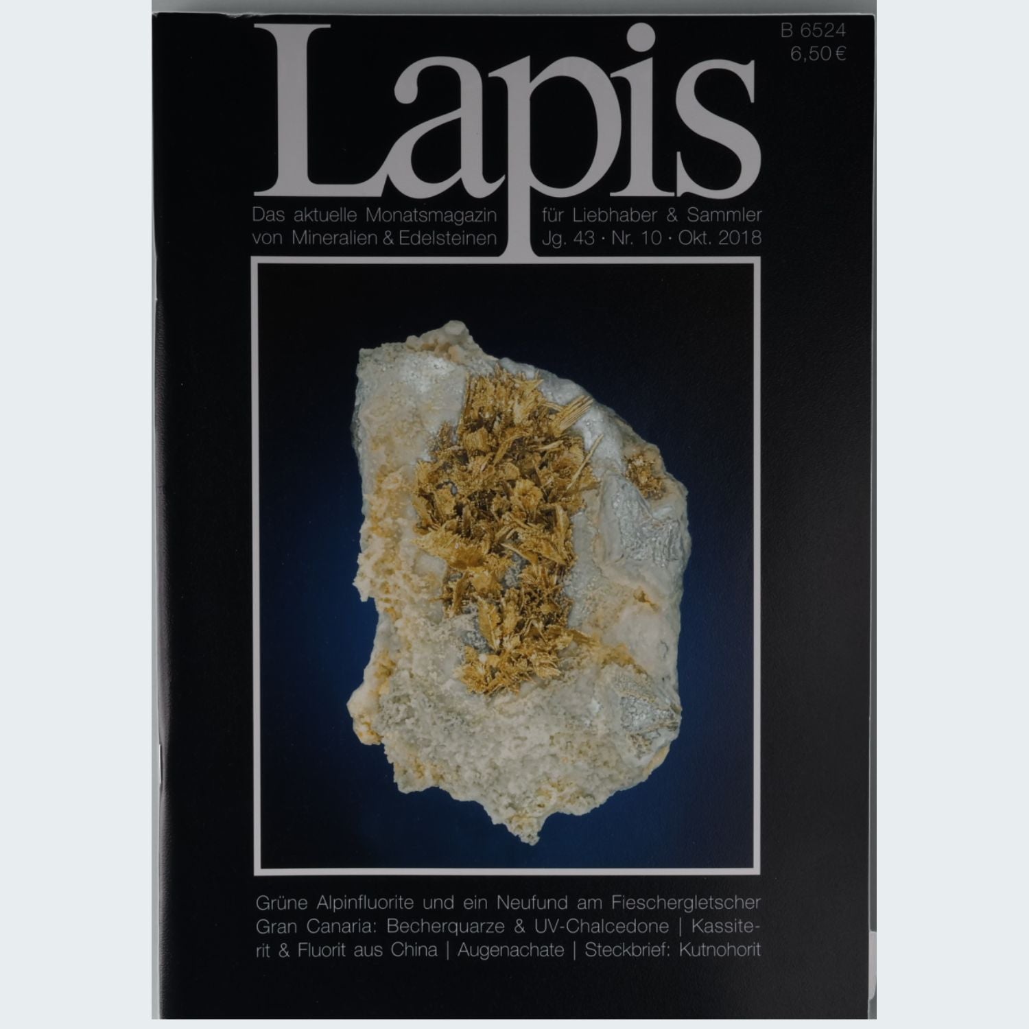 Lapis Mineralien Magazin Jahrgang 2018 Jg. 43 Fachzeitschrift für Sammler