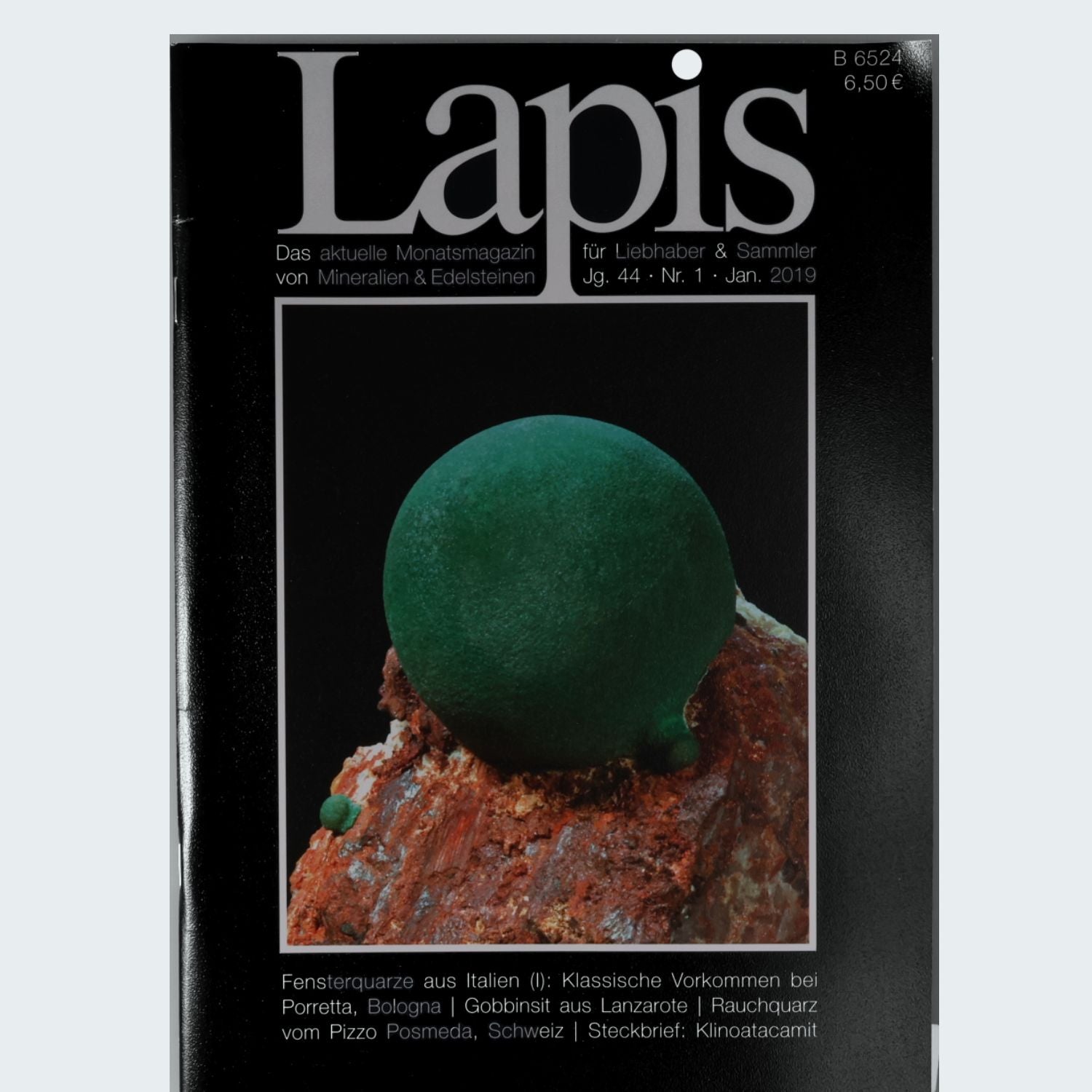 Lapis Mineralien Magazin — Jahrgang 2019 (Jg. 44)