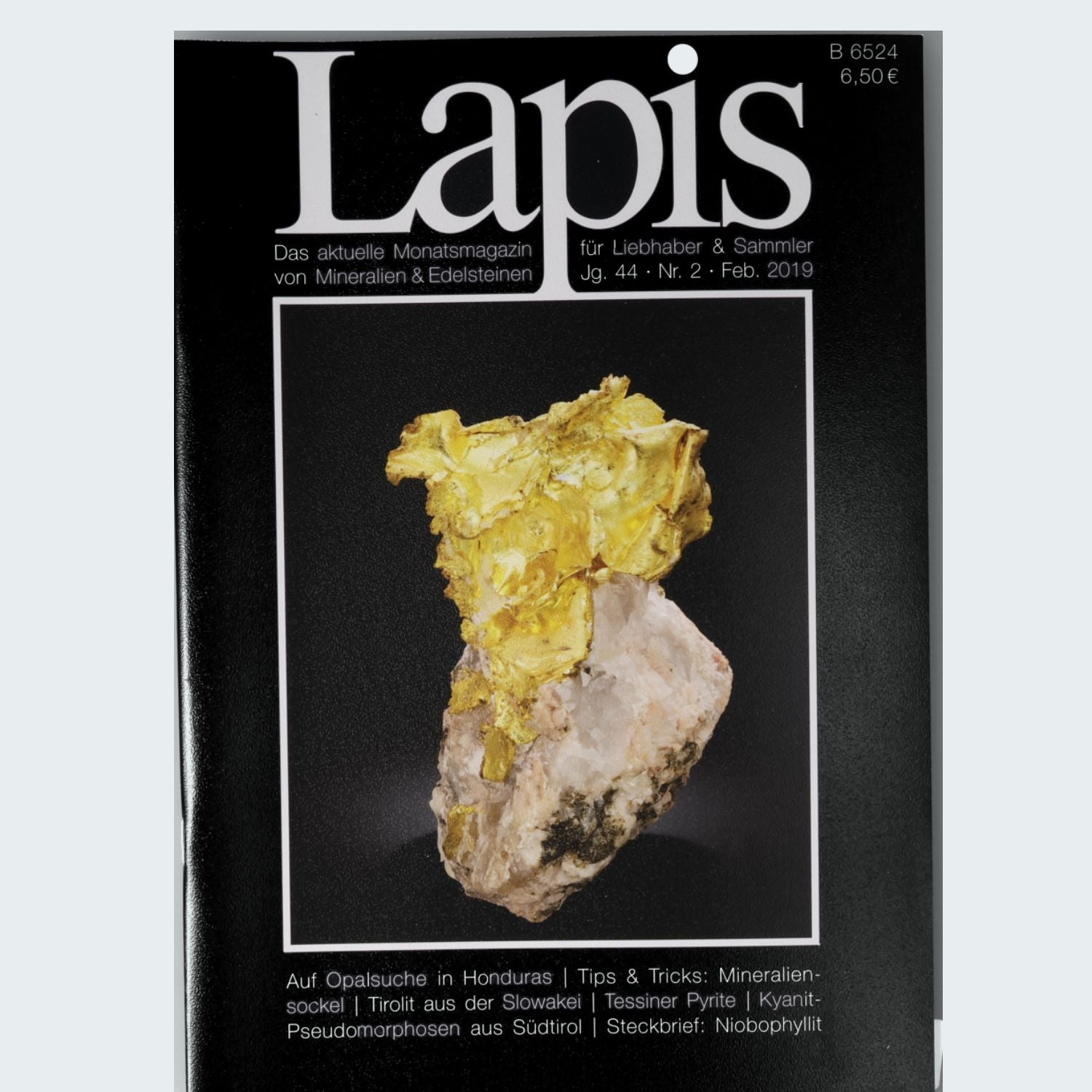 Lapis Mineralien Magazin — Jahrgang 2019 (Jg. 44)