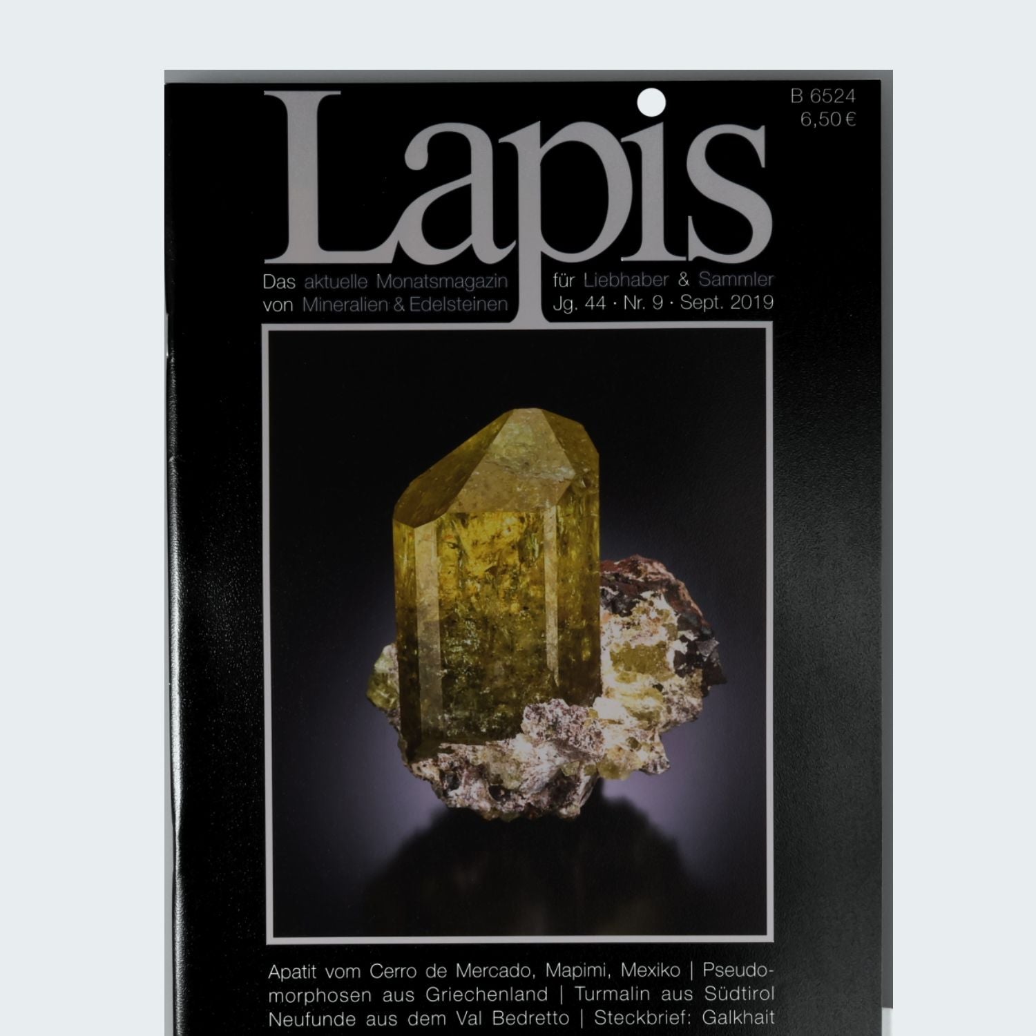Lapis Mineralien Magazin Jahrgang 2019 Jg. 44 Fachzeitschrift Mineralogie Sammler