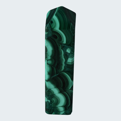 Malachit Obelisk aus dem Kongo