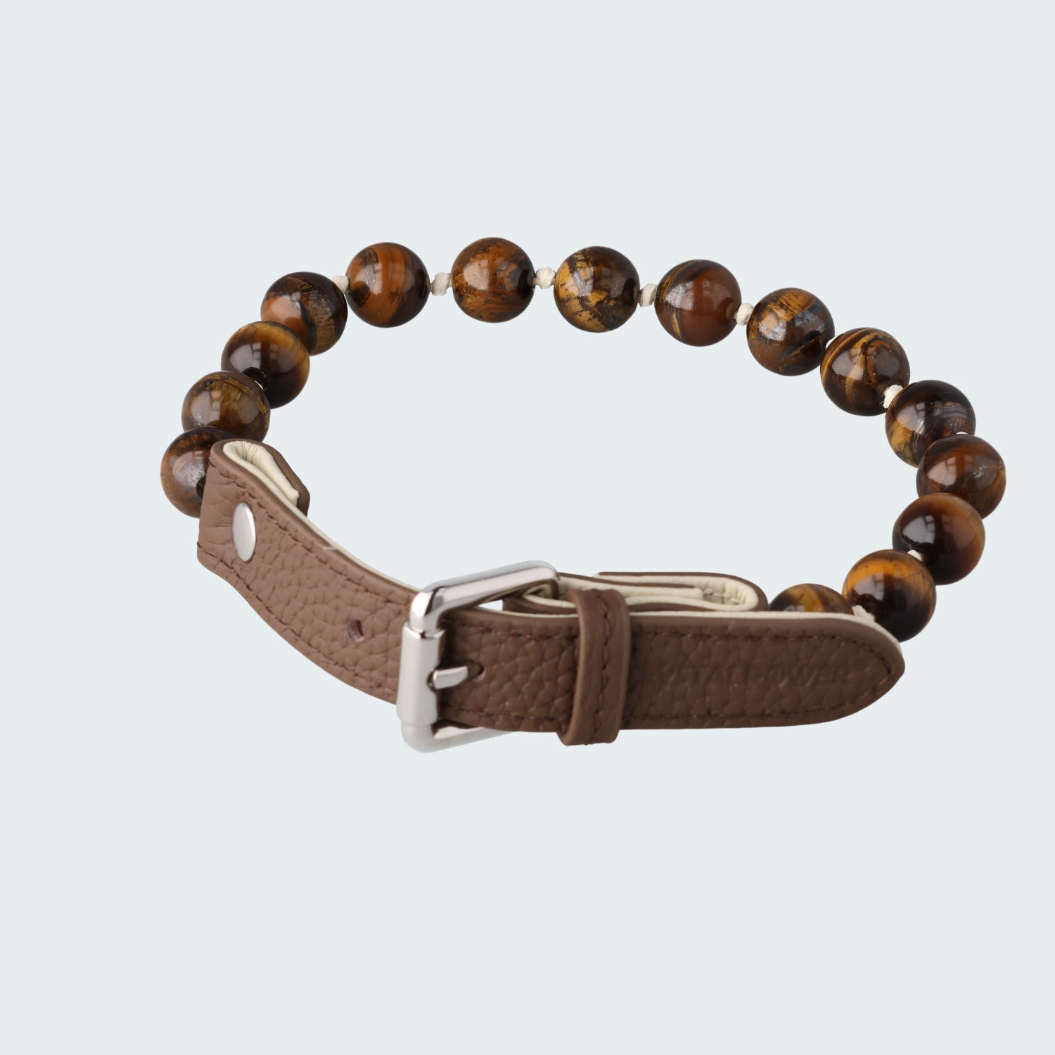 Tigerauge–stärkt Selbstvertrauen - Hundehalsband crystalpower® - crystal paradise