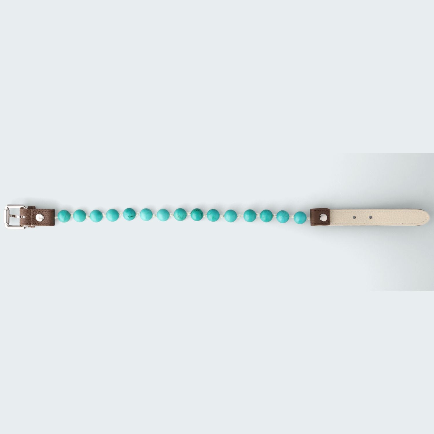 Türkis–unterstützt Kraft, Ausdauer und Widerstandskraft- Hundehalsband crystalpower®