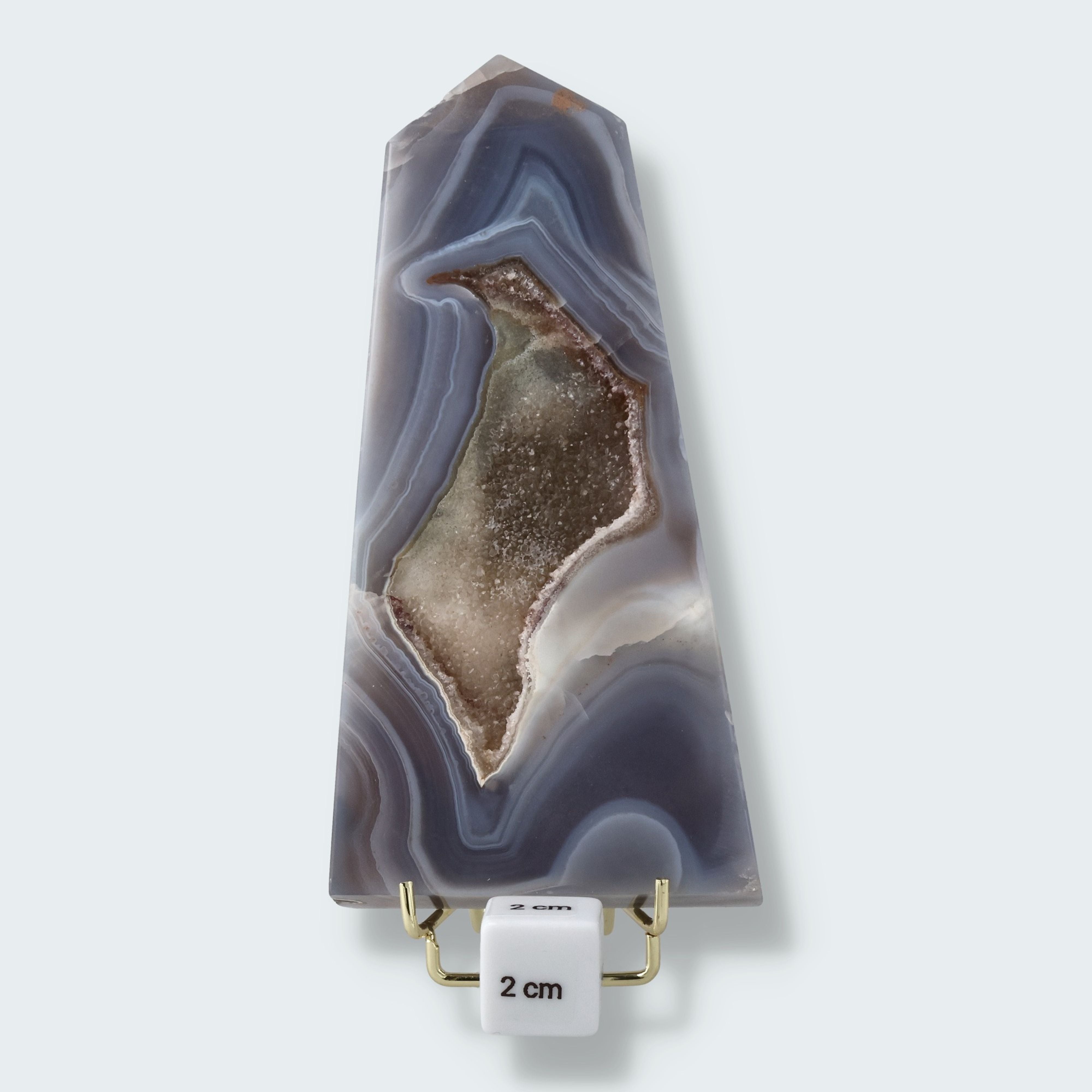 Achat Geoden-Turm aus Brasilien – Ansicht 2