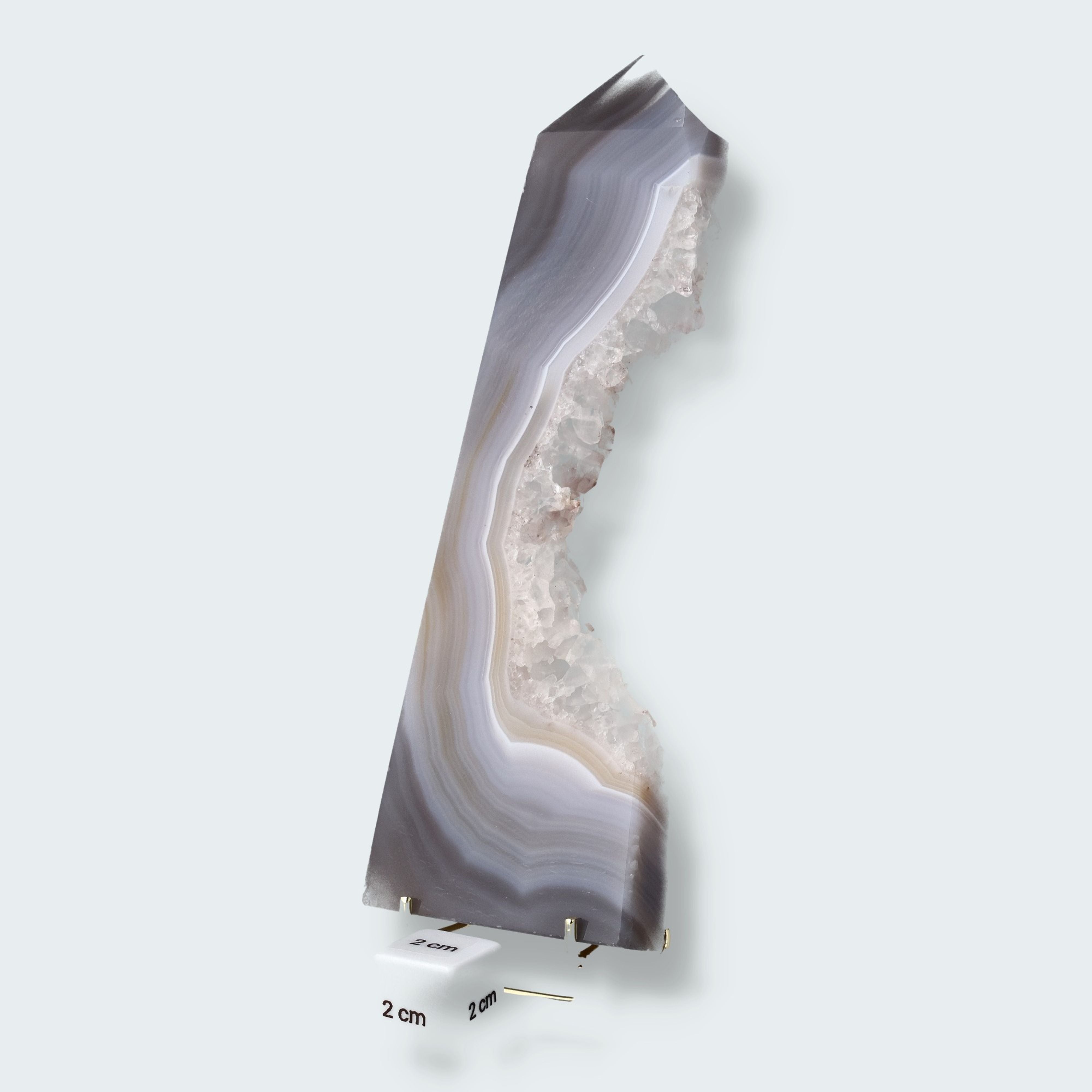 Achat Geoden-Turm aus Brasilien (320g) – Ansicht 3