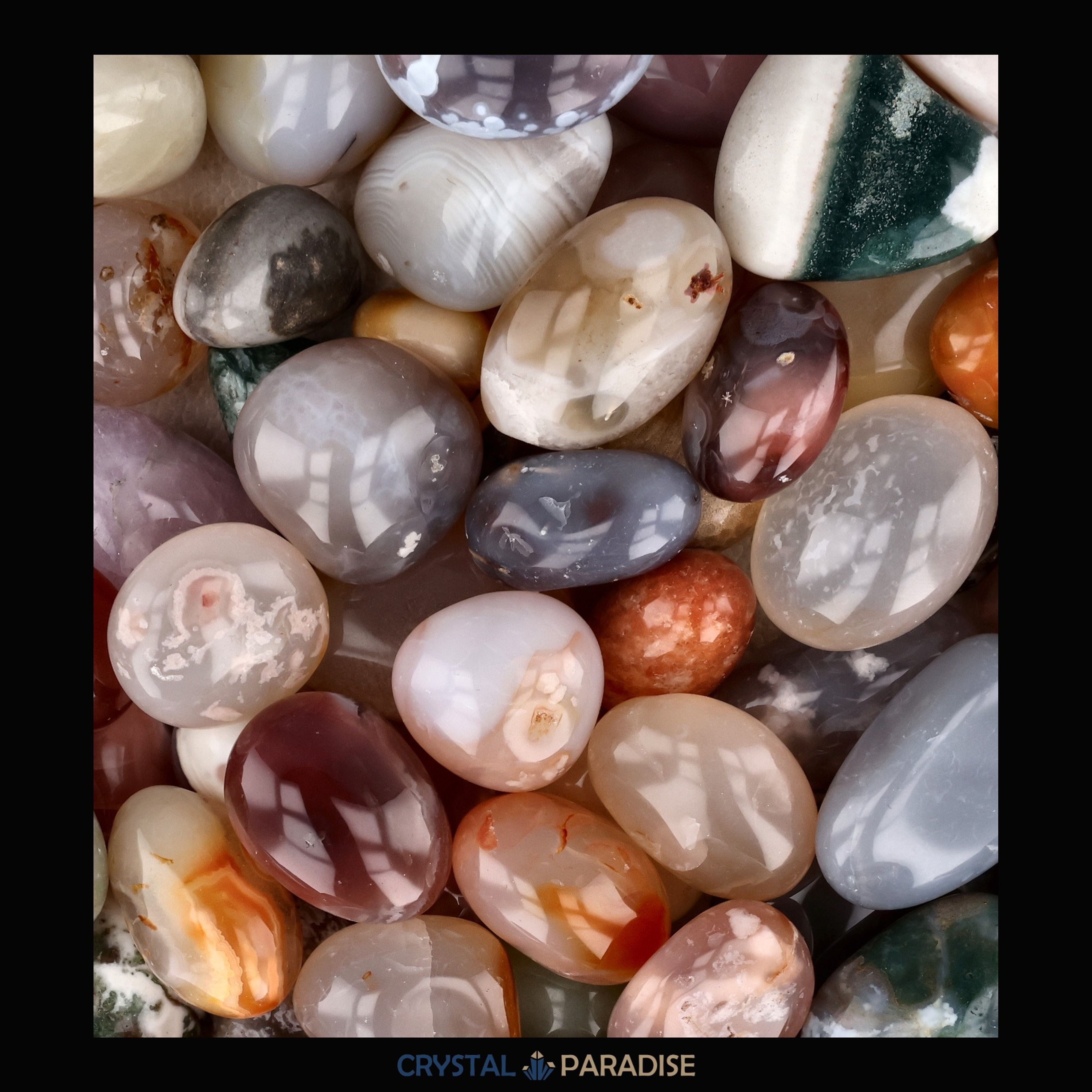 Achat Mix Trommelsteine – Ansicht 9