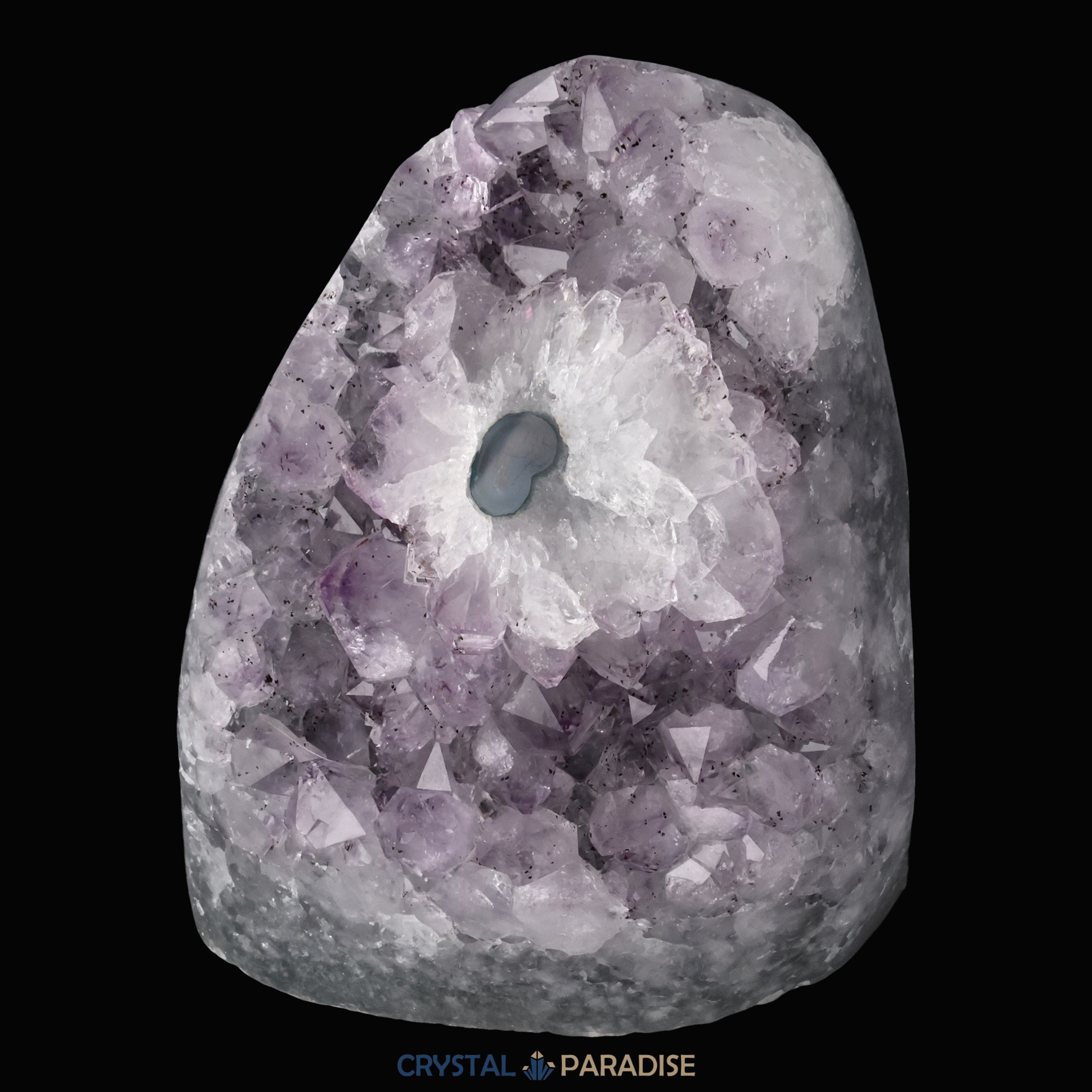 Achatisierter Amethyst Druse aus Uruguay (678g) – Ansicht 5
