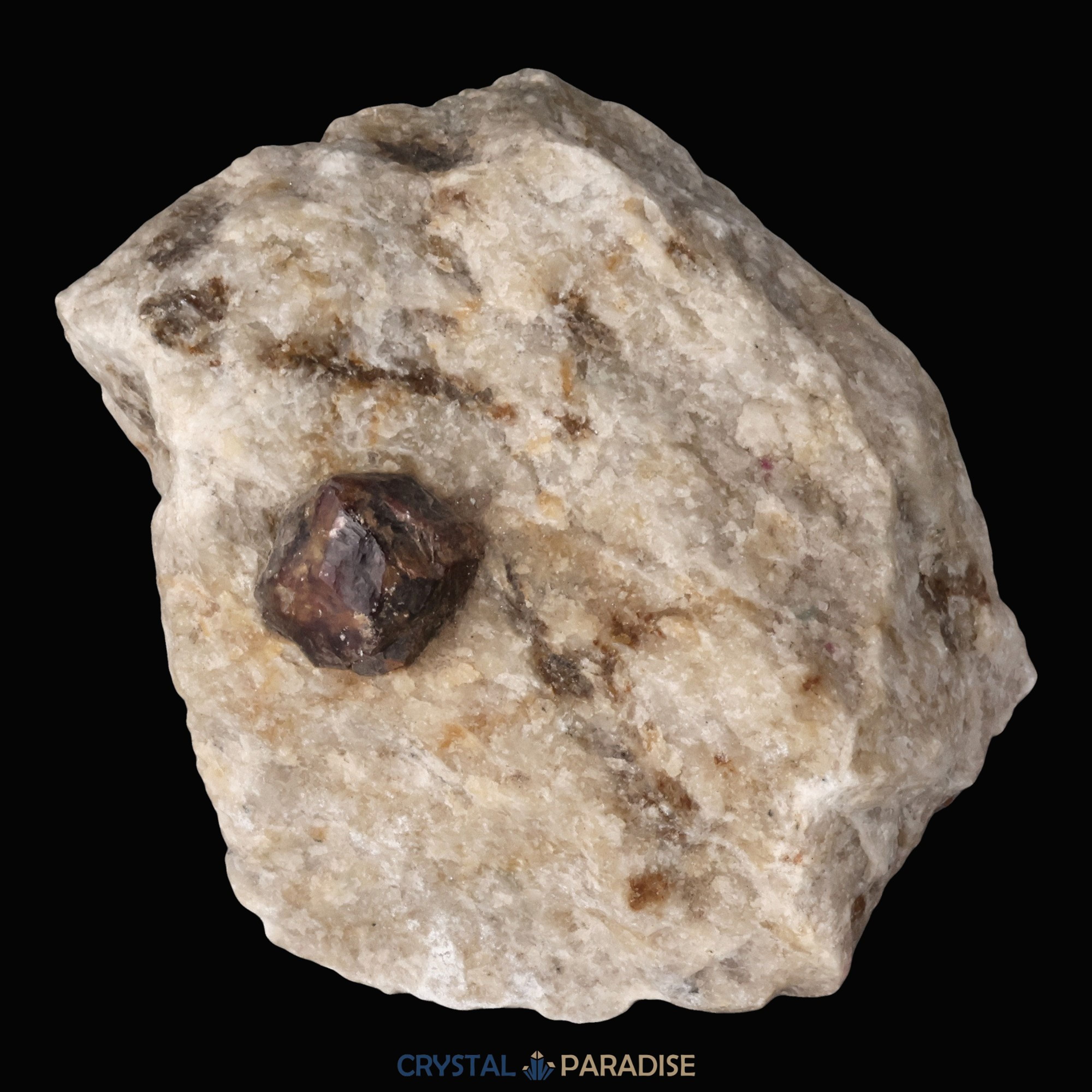 Almandin Granat in Muttergestein aus Brasilien (1381g) – Ansicht 4